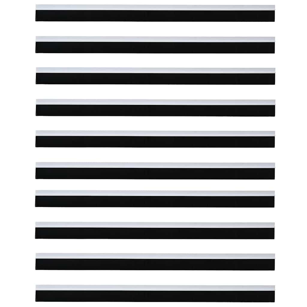 Zelfklevende Deurborstels 12 pcs Wit 100 cm Aluminium Legering is nu te koop bij PeponiXL, paradijselijk wonen!