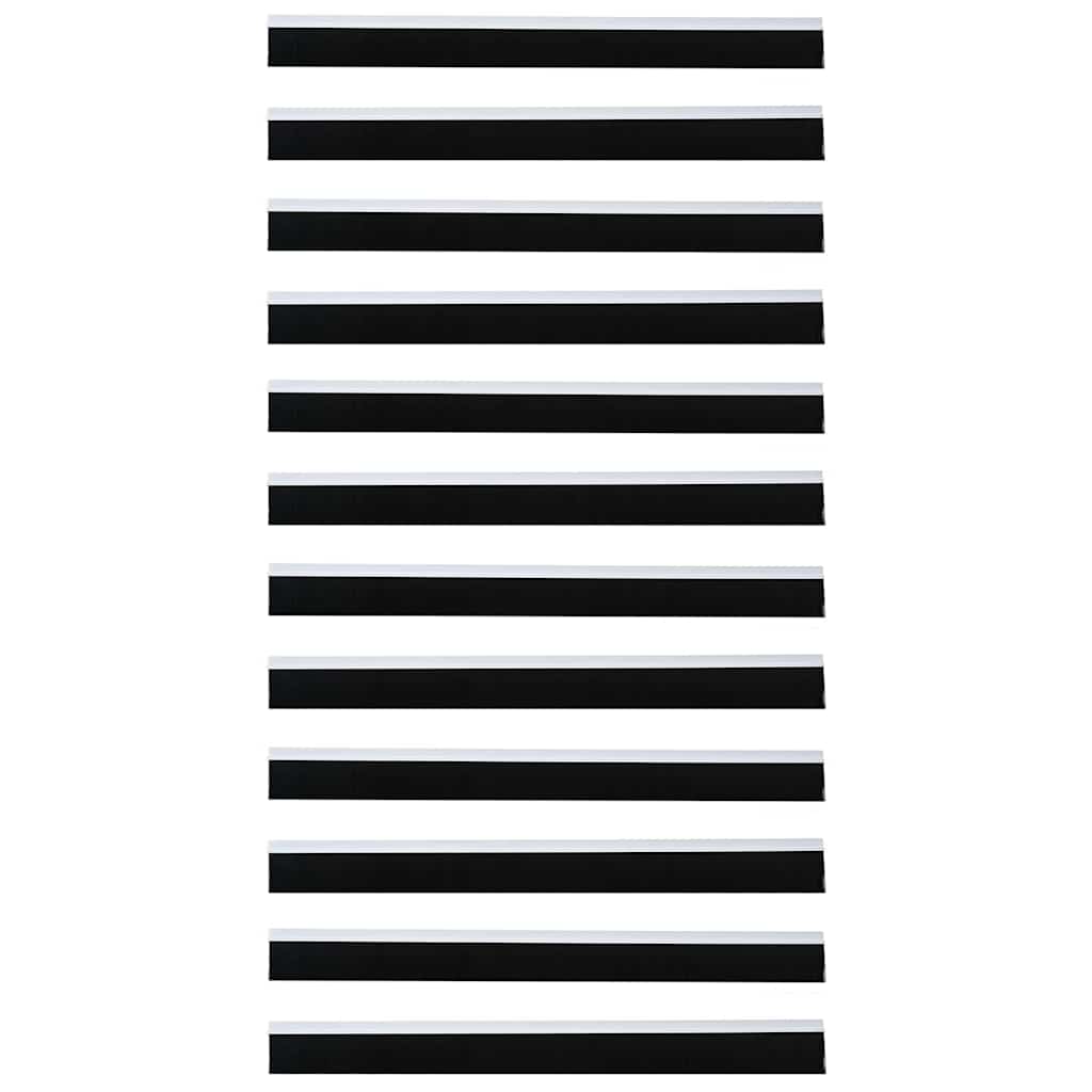 Zelfklevende Deurborstels 12 pcs Wit 100 cm Aluminium Legering is nu te koop bij PeponiXL, paradijselijk wonen!