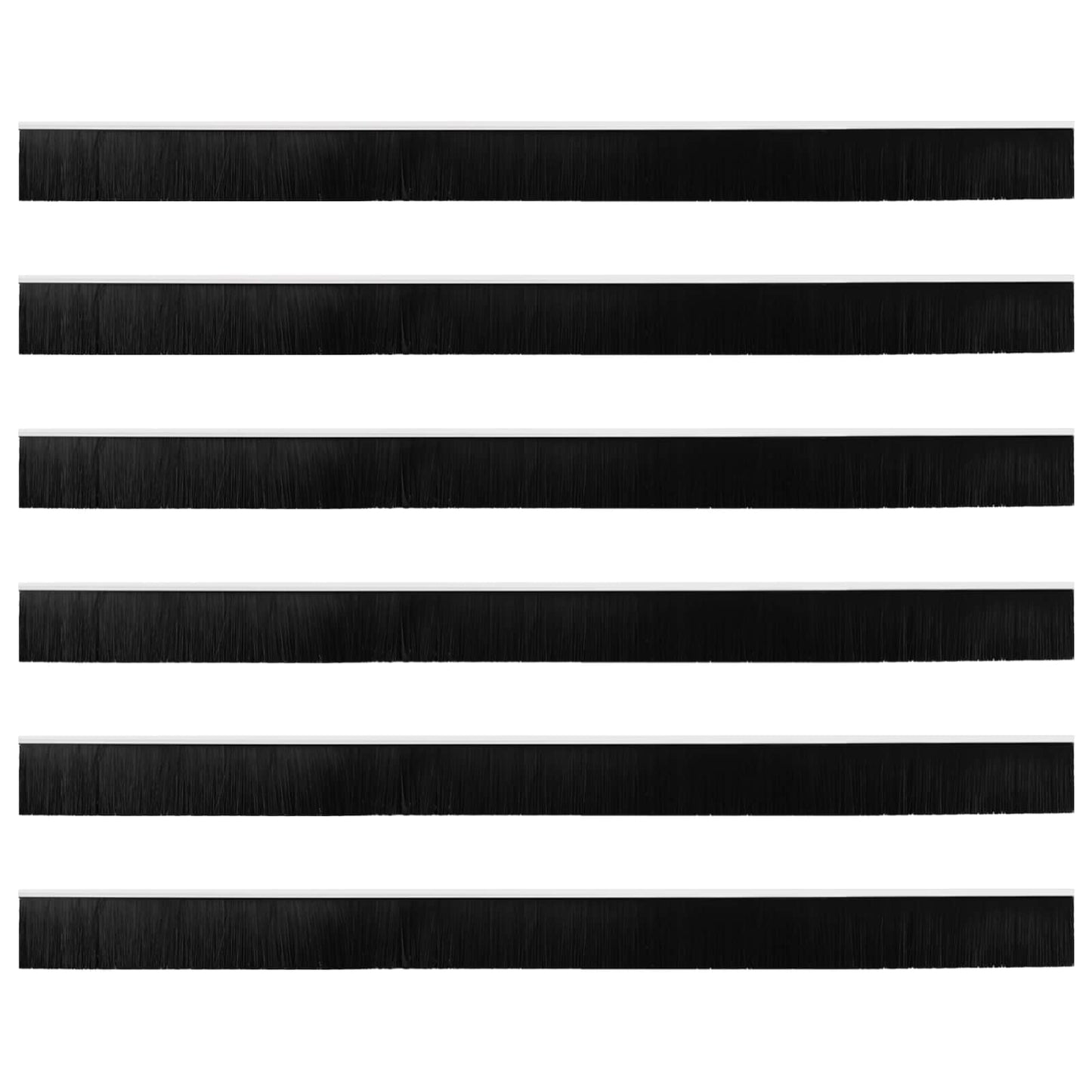 Zelfklevende Deurborstels 6 pcs Wit 100 cm Aluminium Legering is nu te koop bij PeponiXL, paradijselijk wonen!