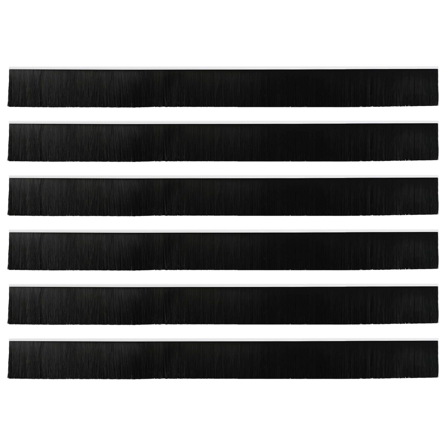 Zelfklevende Deurborstels 6 pcs Wit 100 cm Aluminium Legering is nu te koop bij PeponiXL, paradijselijk wonen!