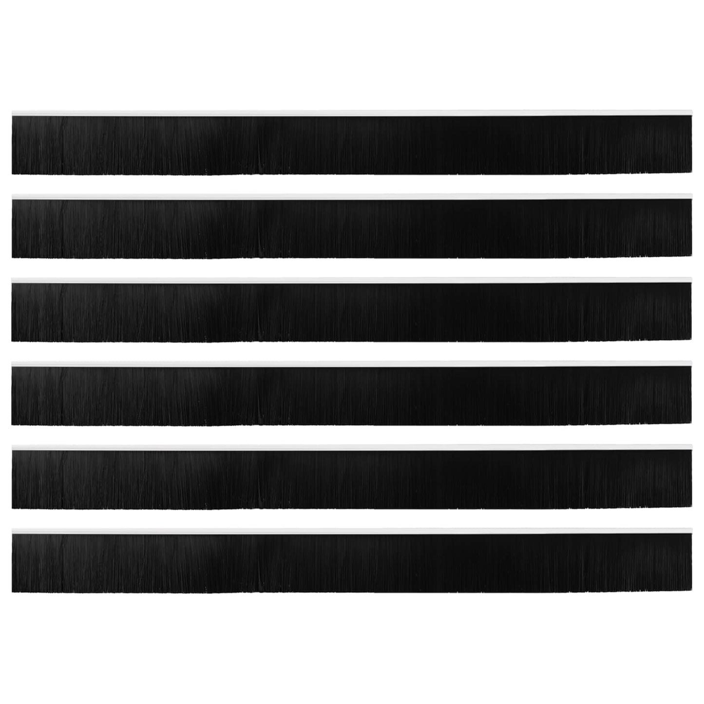 Zelfklevende Deurborstels 6 pcs Wit 100 cm Aluminium Legering is nu te koop bij PeponiXL, paradijselijk wonen!