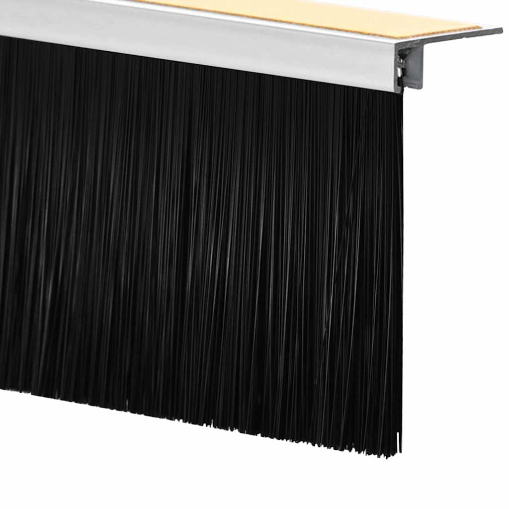 Zelfklevende Deurborstels 12 pcs Wit 100 cm Aluminium Legering is nu te koop bij PeponiXL, paradijselijk wonen!