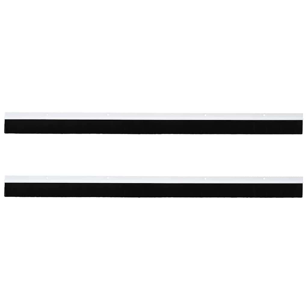Schroefbare Deurborstelafsluitingen 2 pcs Wit 100 cm is nu te koop bij PeponiXL, paradijselijk wonen!
