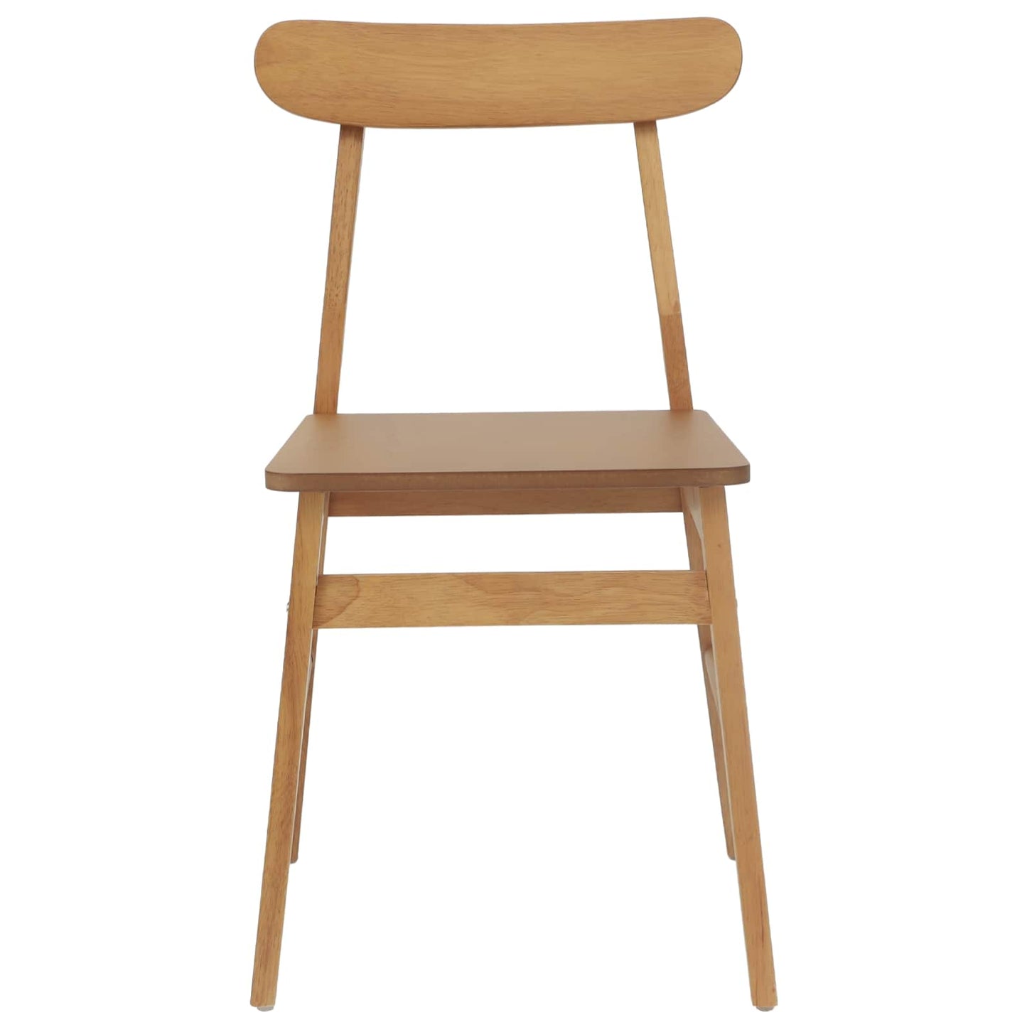 Eetkamerstoel 2 pcs Naturel 43 x 44,5 x 77 cm is nu te koop bij PeponiXL, paradijselijk wonen!