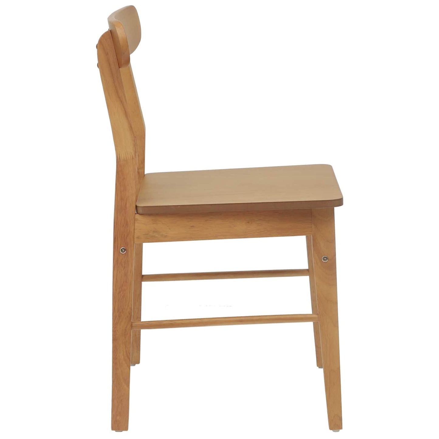 Eetkamerstoel 2 pcs Naturel 43 x 44,5 x 77 cm is nu te koop bij PeponiXL, paradijselijk wonen!