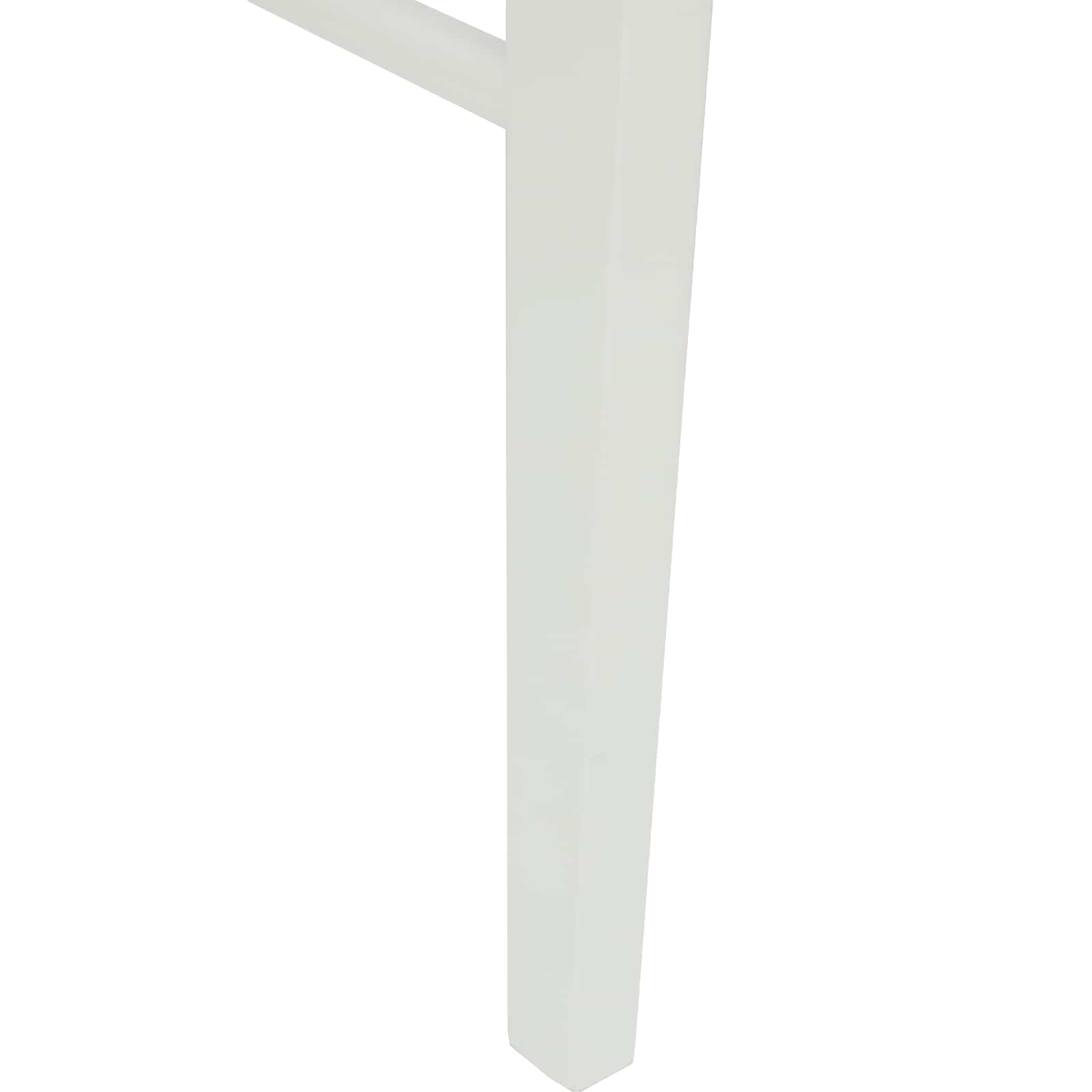 Eetkamerstoel 2 pcs Wit en Bruin Massief Rubberhout is nu te koop bij PeponiXL, paradijselijk wonen!