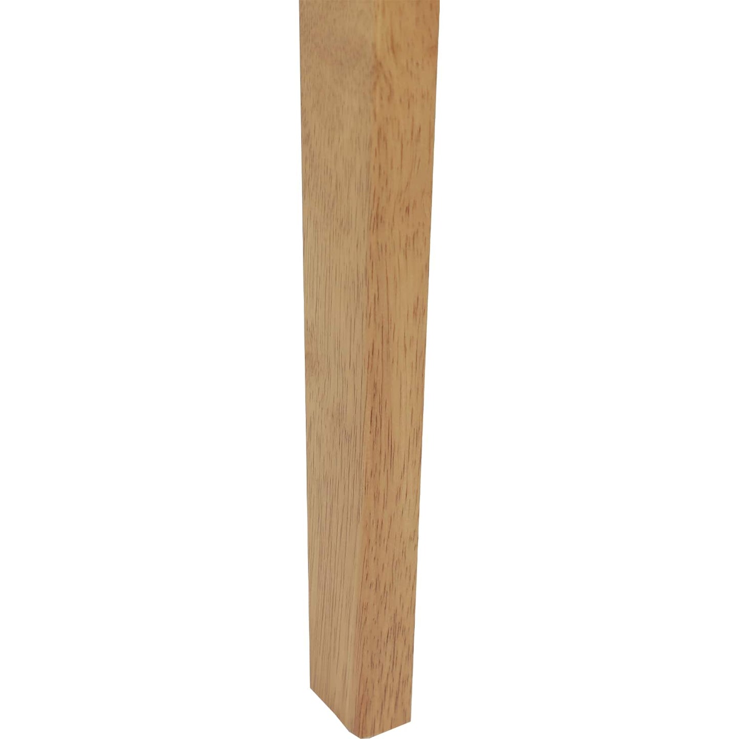 Eetkamerstoel 2 pcs Natuurlijk en Licht Massief Rubberhout is nu te koop bij PeponiXL, paradijselijk wonen!