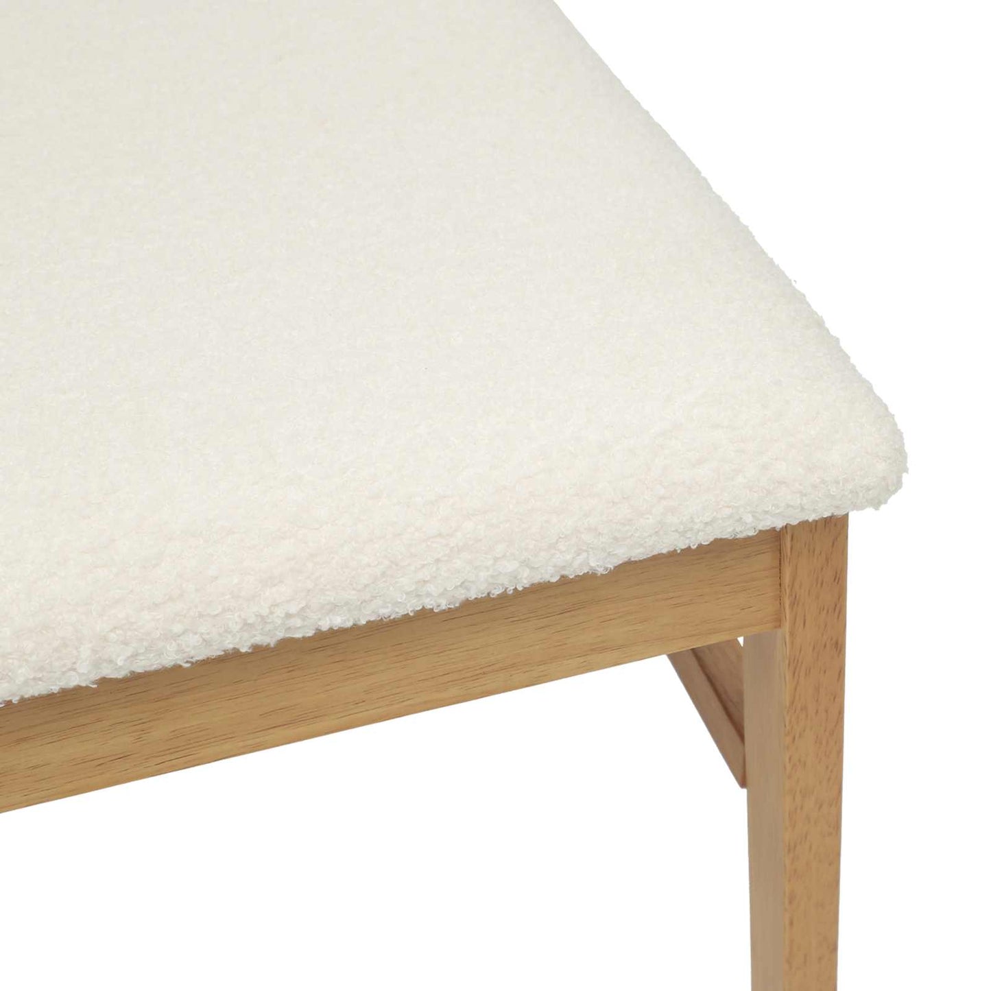 Eetkamerstoel 2 pcs Natuurlijk en Licht Massief Rubberhout is nu te koop bij PeponiXL, paradijselijk wonen!