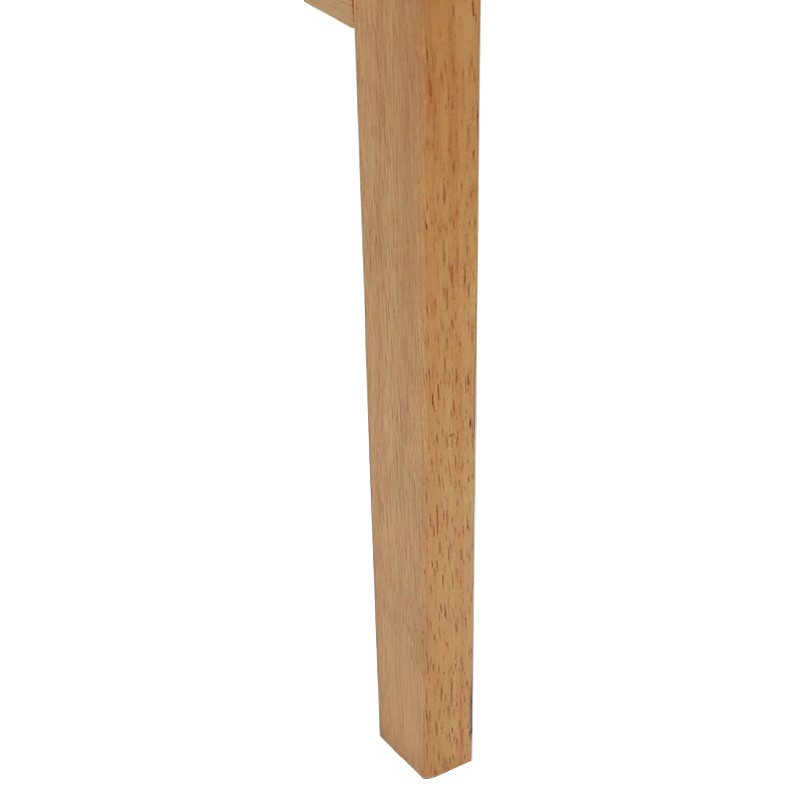 Eetkamerstoel 2 pcs Natuurlijk en Licht Massief Rubberhout is nu te koop bij PeponiXL, paradijselijk wonen!