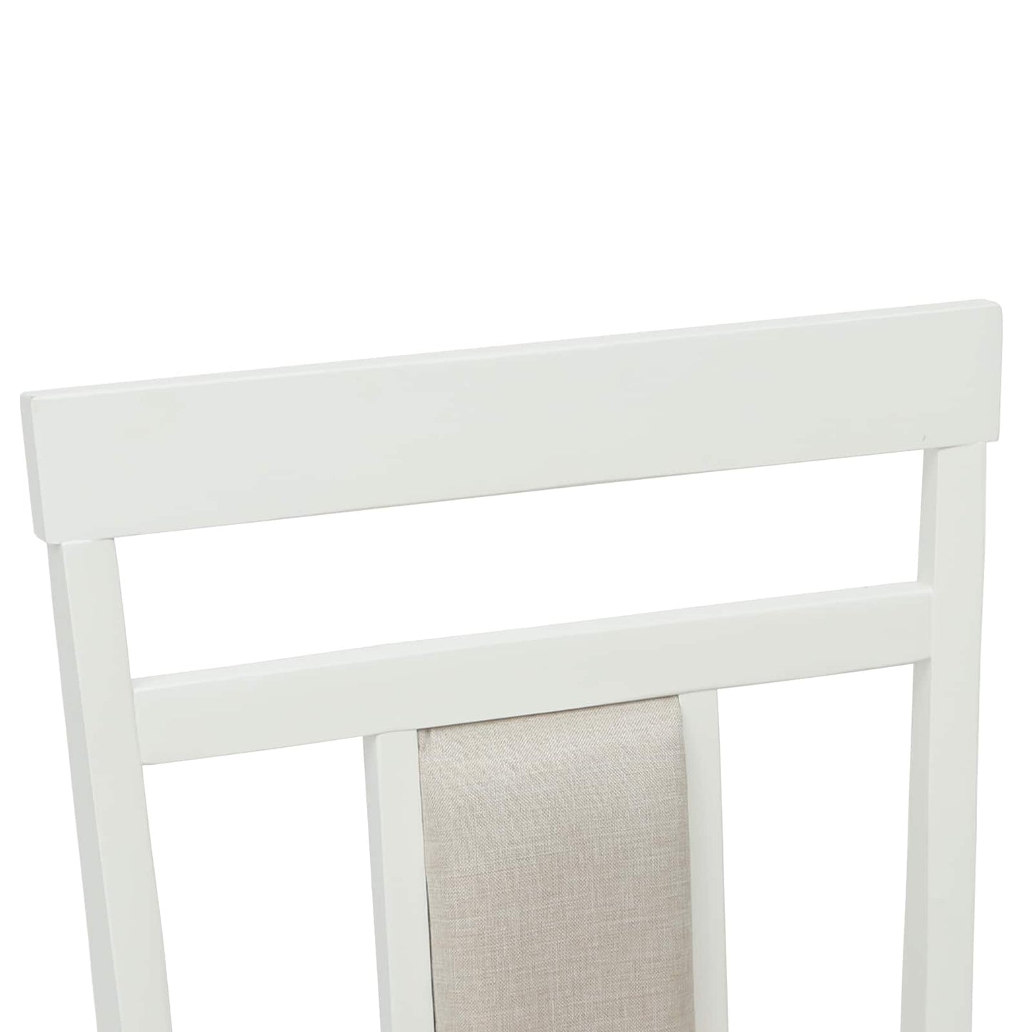 Eetkamerstoel 2 pcs Wit en Natuurlijk Massief Rubberhout is nu te koop bij PeponiXL, paradijselijk wonen!