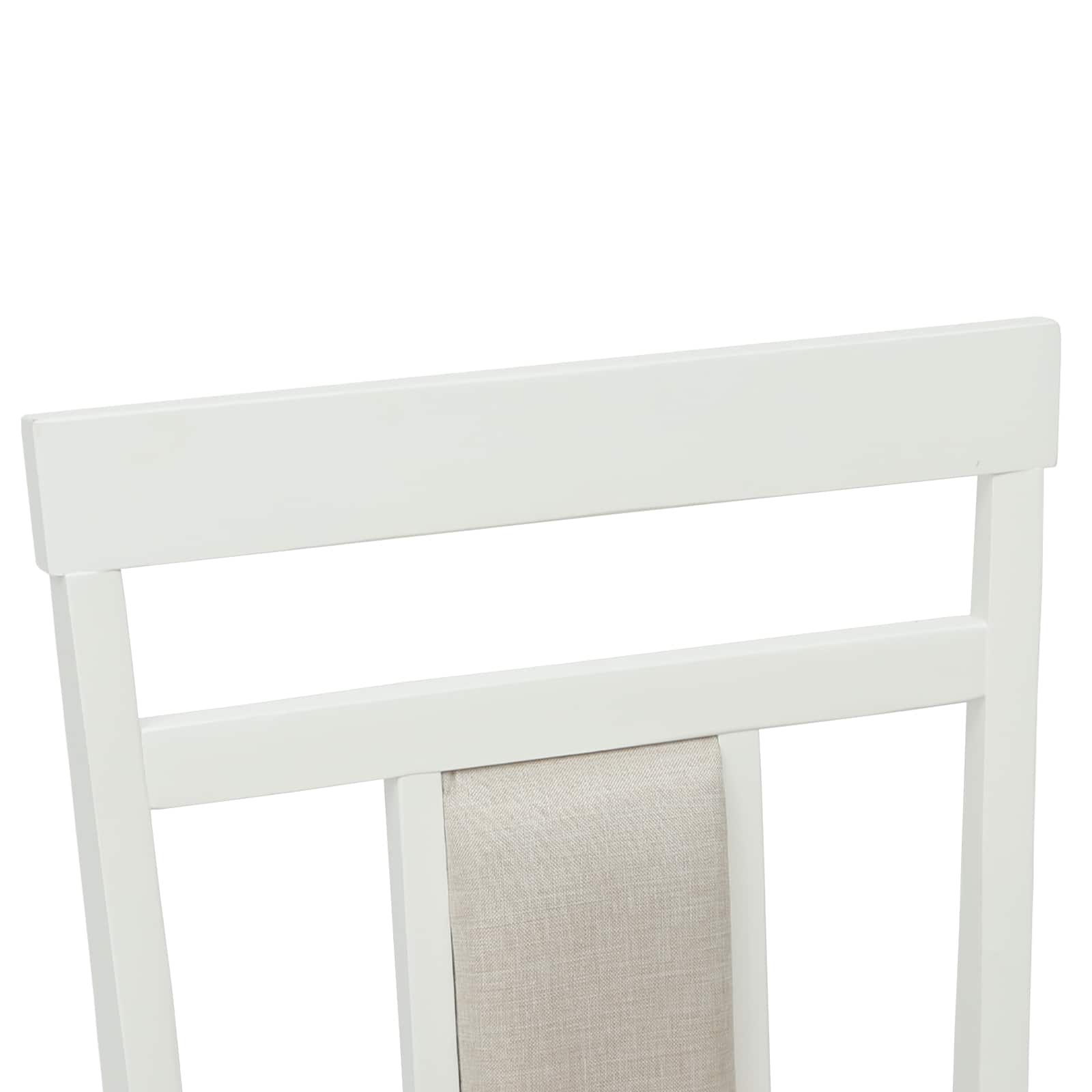 Eetkamerstoel 2 pcs Wit en Natuurlijk Massief Rubberhout is nu te koop bij PeponiXL, paradijselijk wonen!