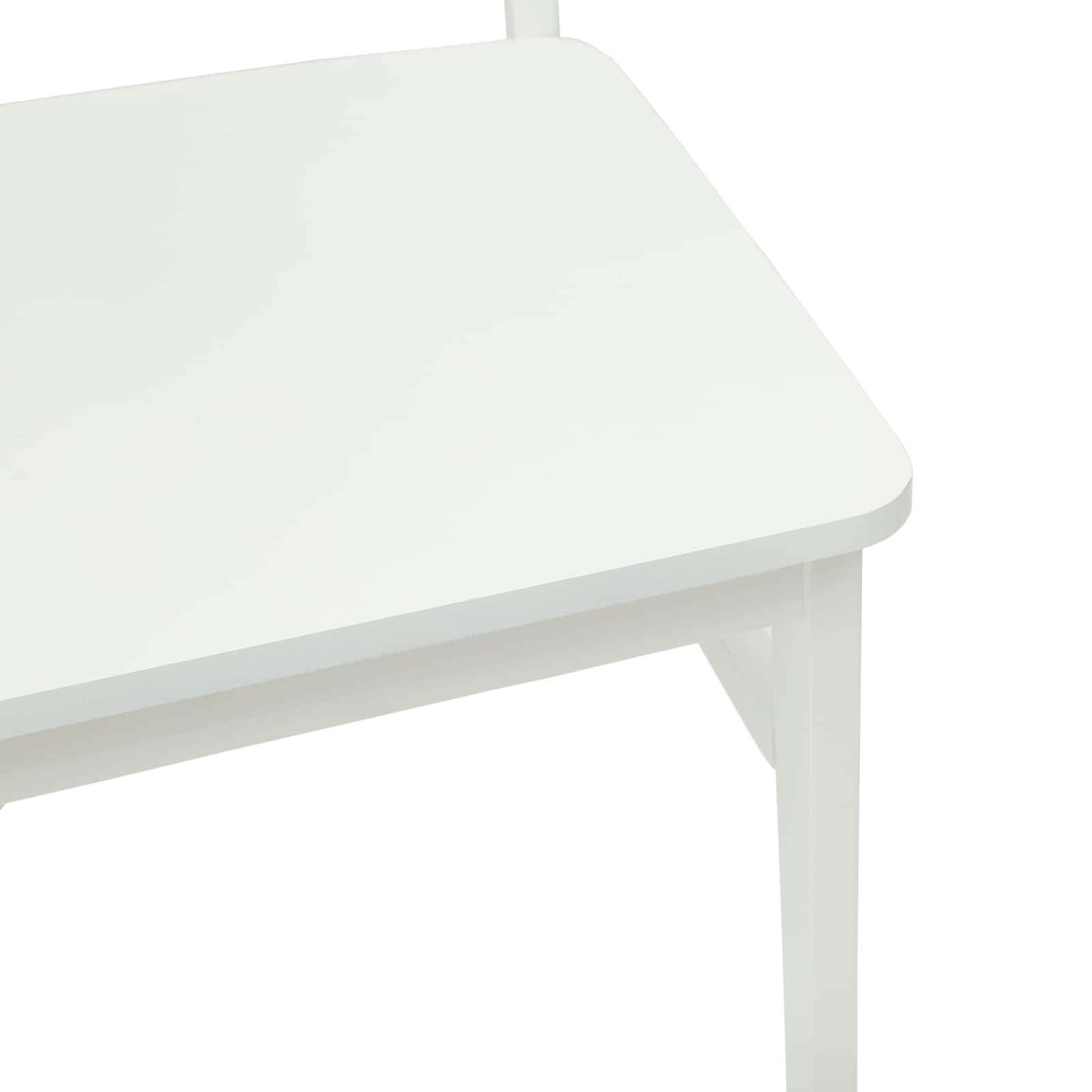 Eetkamerstoel 2 pcs Wit Massief Rubberhout is nu te koop bij PeponiXL, paradijselijk wonen!