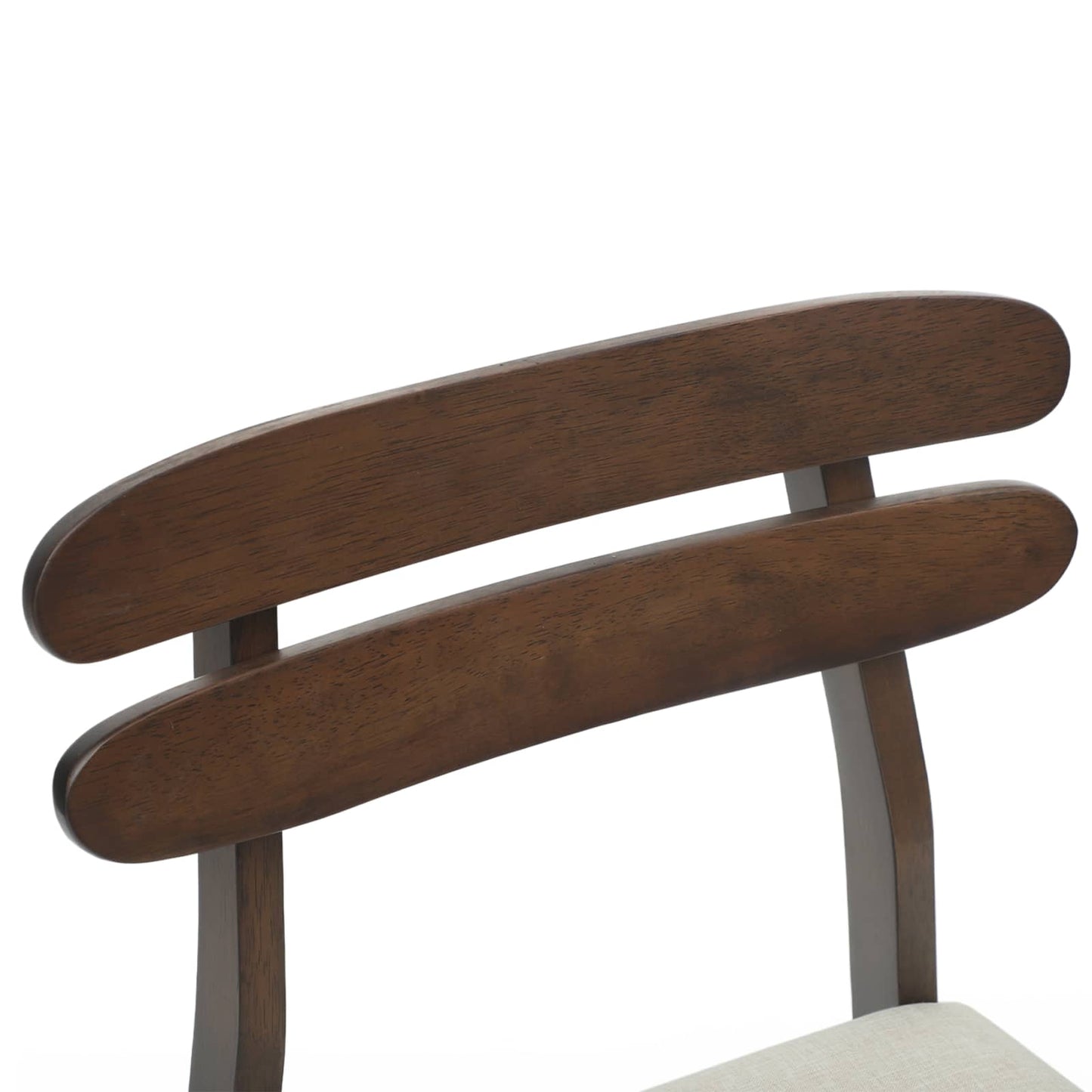 Eetkamerstoel 2 pcs Lichtbruin en Licht Massief Rubberhout is nu te koop bij PeponiXL, paradijselijk wonen!