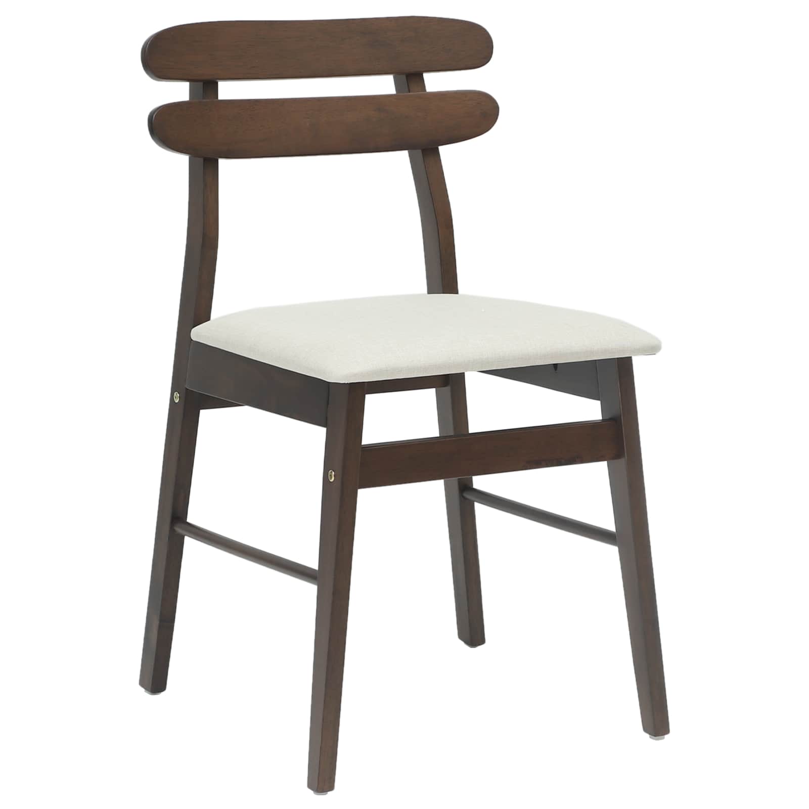 Eetkamerstoel 2 pcs Lichtbruin en Licht Massief Rubberhout is nu te koop bij PeponiXL, paradijselijk wonen!