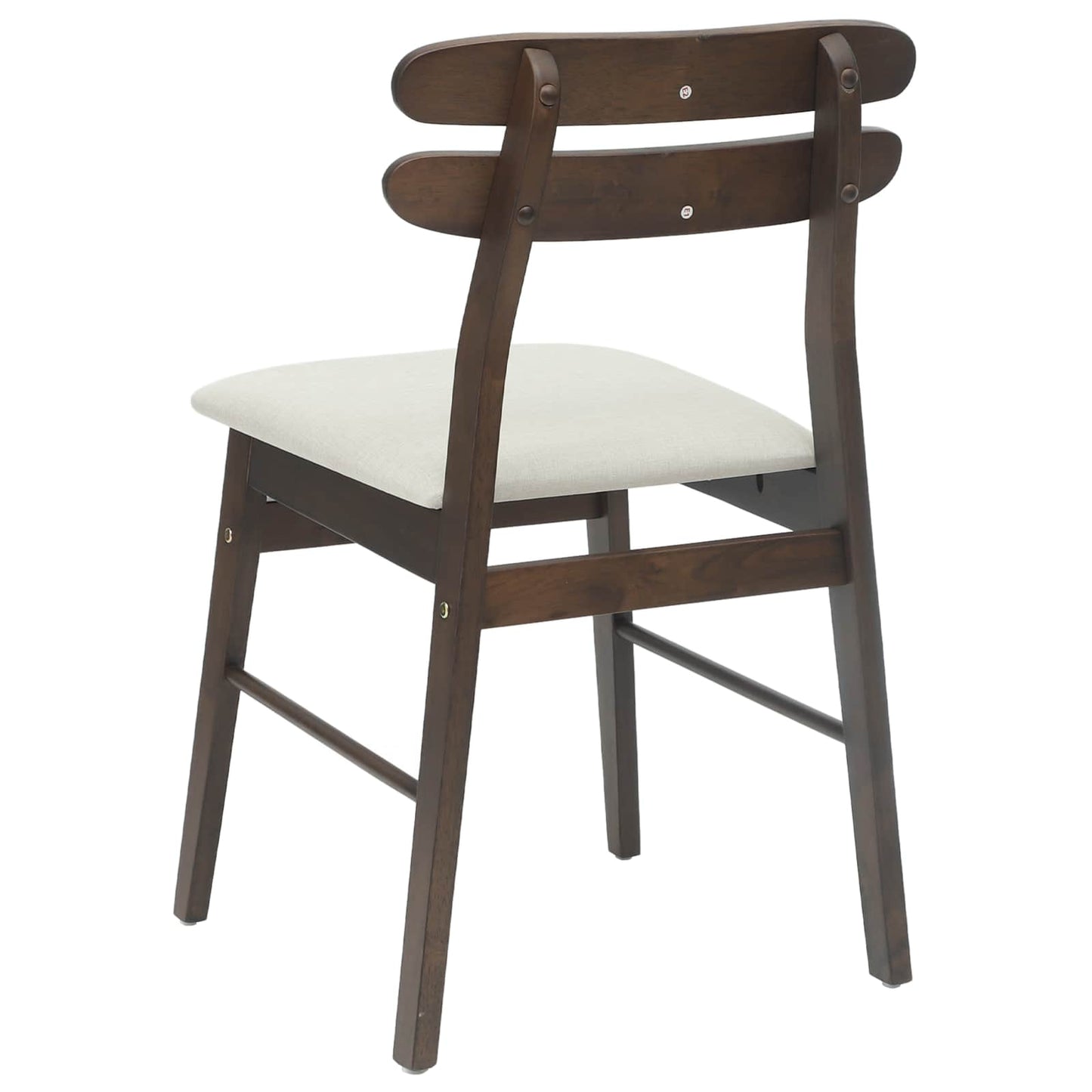 Eetkamerstoel 2 pcs Lichtbruin en Licht Massief Rubberhout is nu te koop bij PeponiXL, paradijselijk wonen!