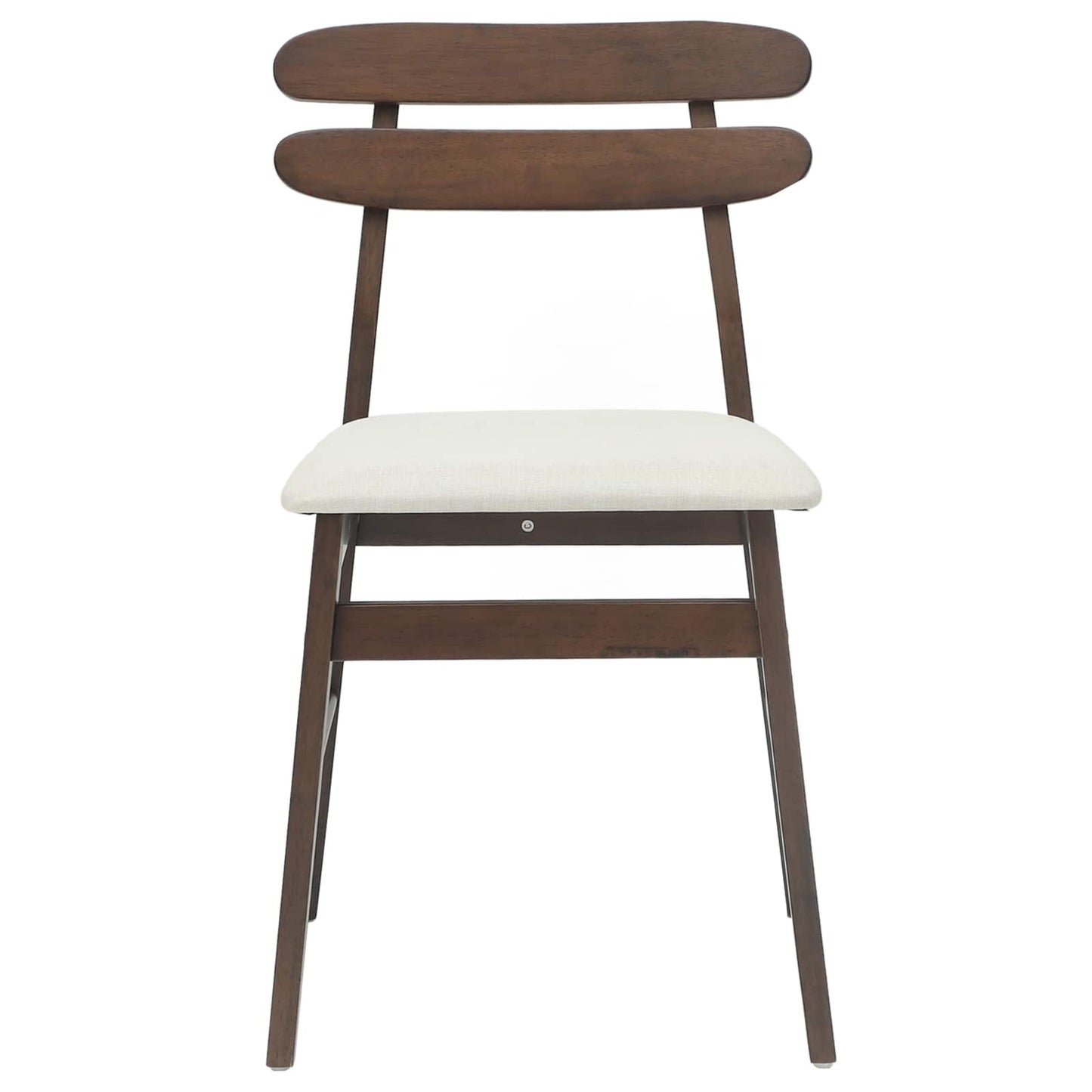 Eetkamerstoel 2 pcs Lichtbruin en Licht Massief Rubberhout is nu te koop bij PeponiXL, paradijselijk wonen!