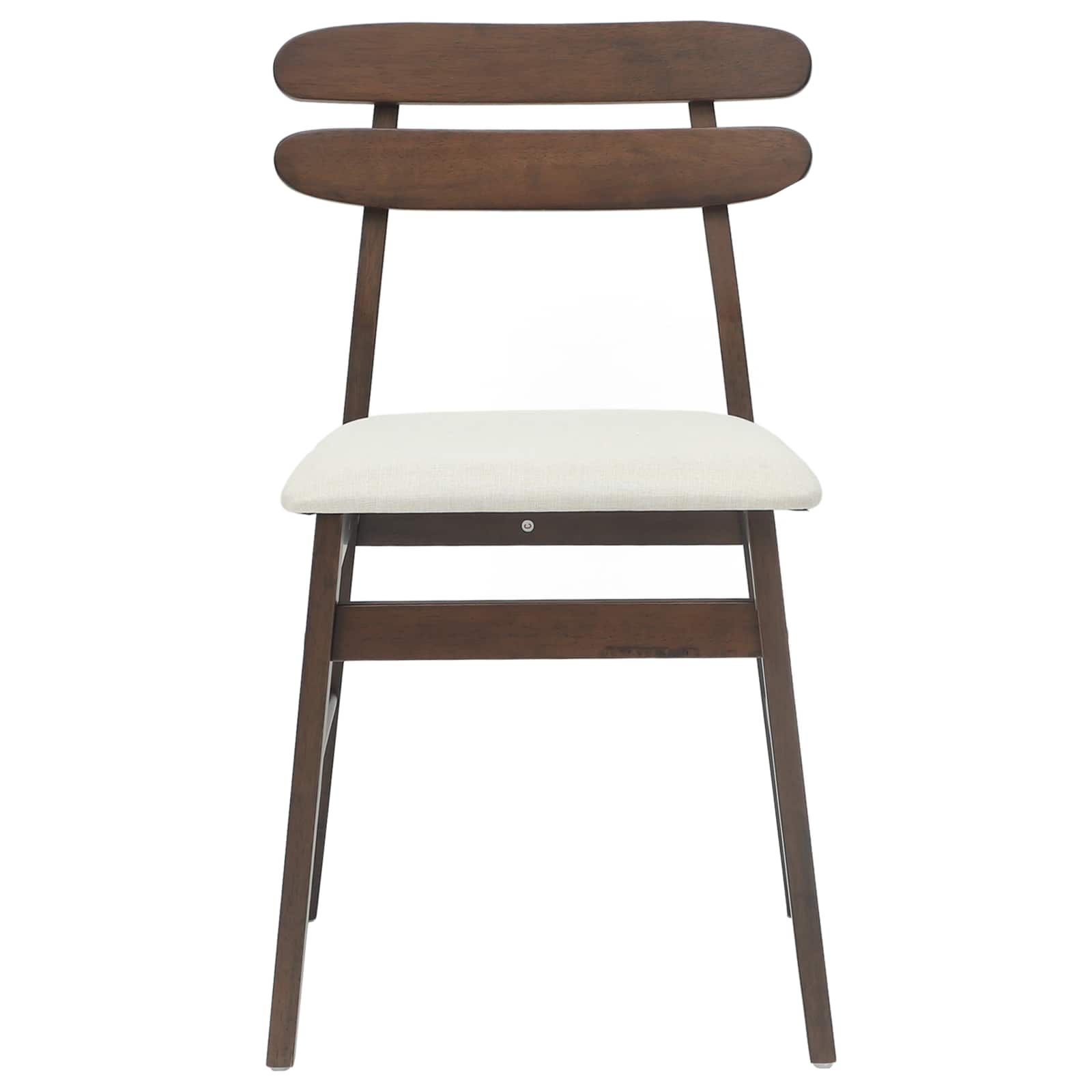 Eetkamerstoel 2 pcs Lichtbruin en Licht Massief Rubberhout is nu te koop bij PeponiXL, paradijselijk wonen!