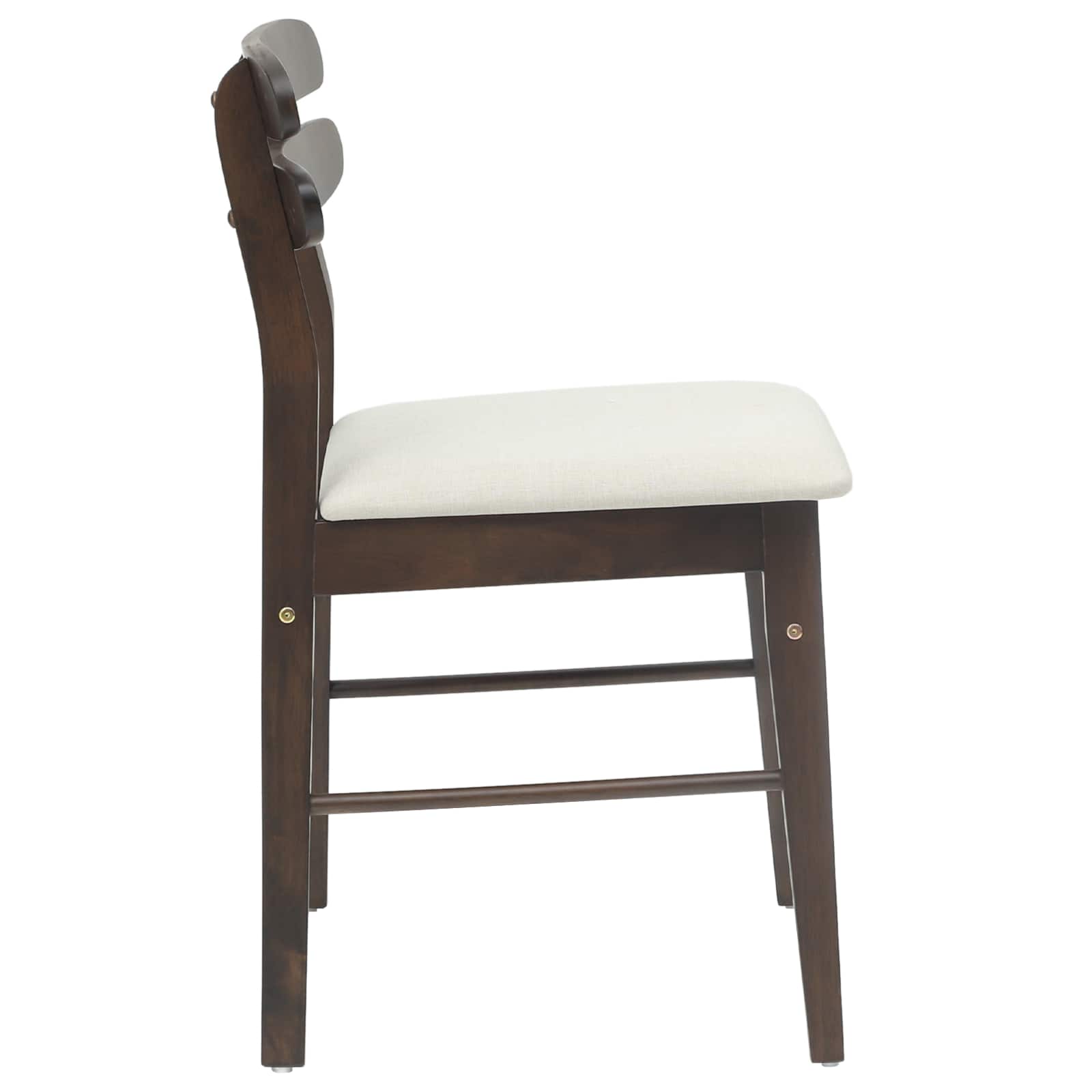 Eetkamerstoel 2 pcs Lichtbruin en Licht Massief Rubberhout is nu te koop bij PeponiXL, paradijselijk wonen!