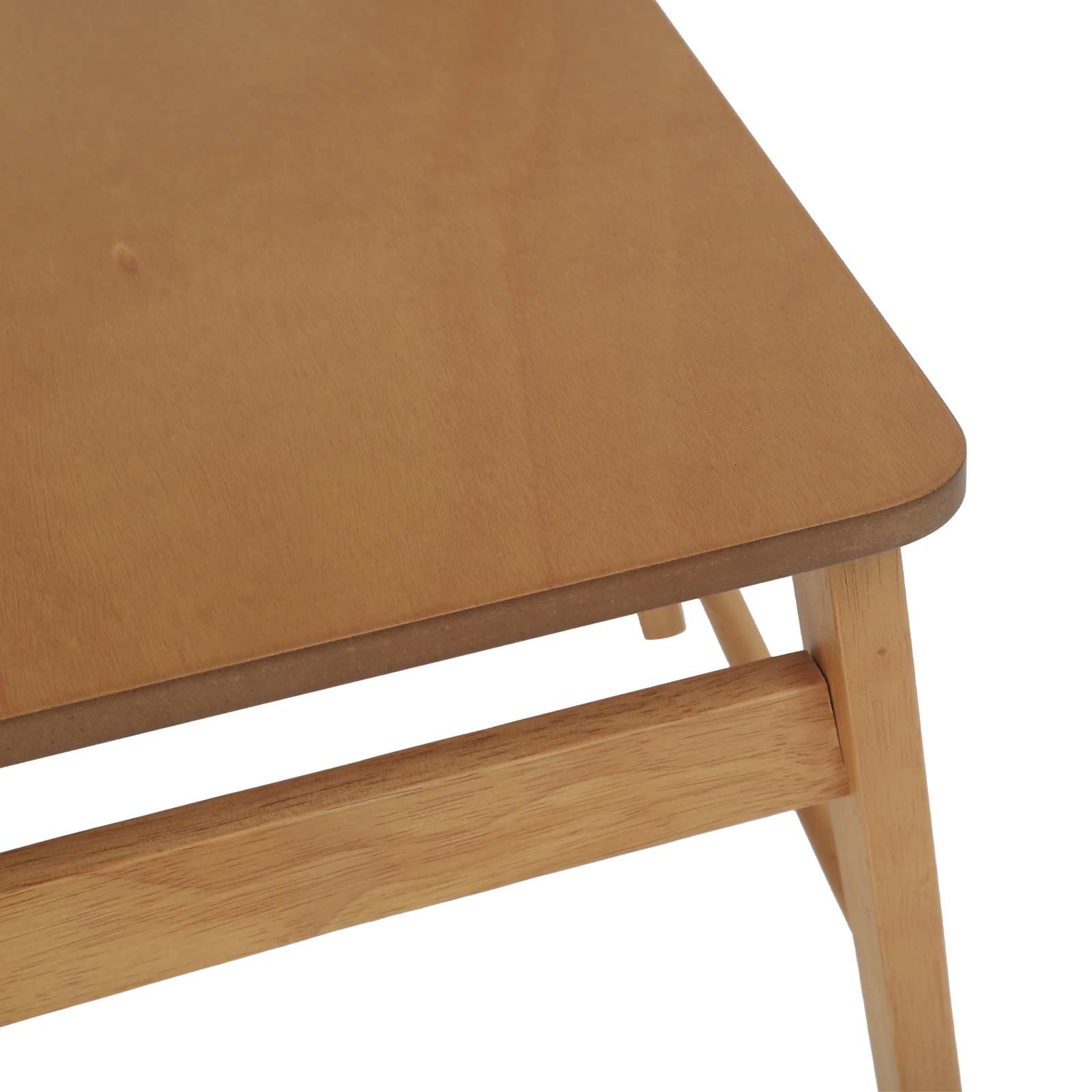 Eetkamerstoel 2 pcs Naturel Massief Rubberhout is nu te koop bij PeponiXL, paradijselijk wonen!