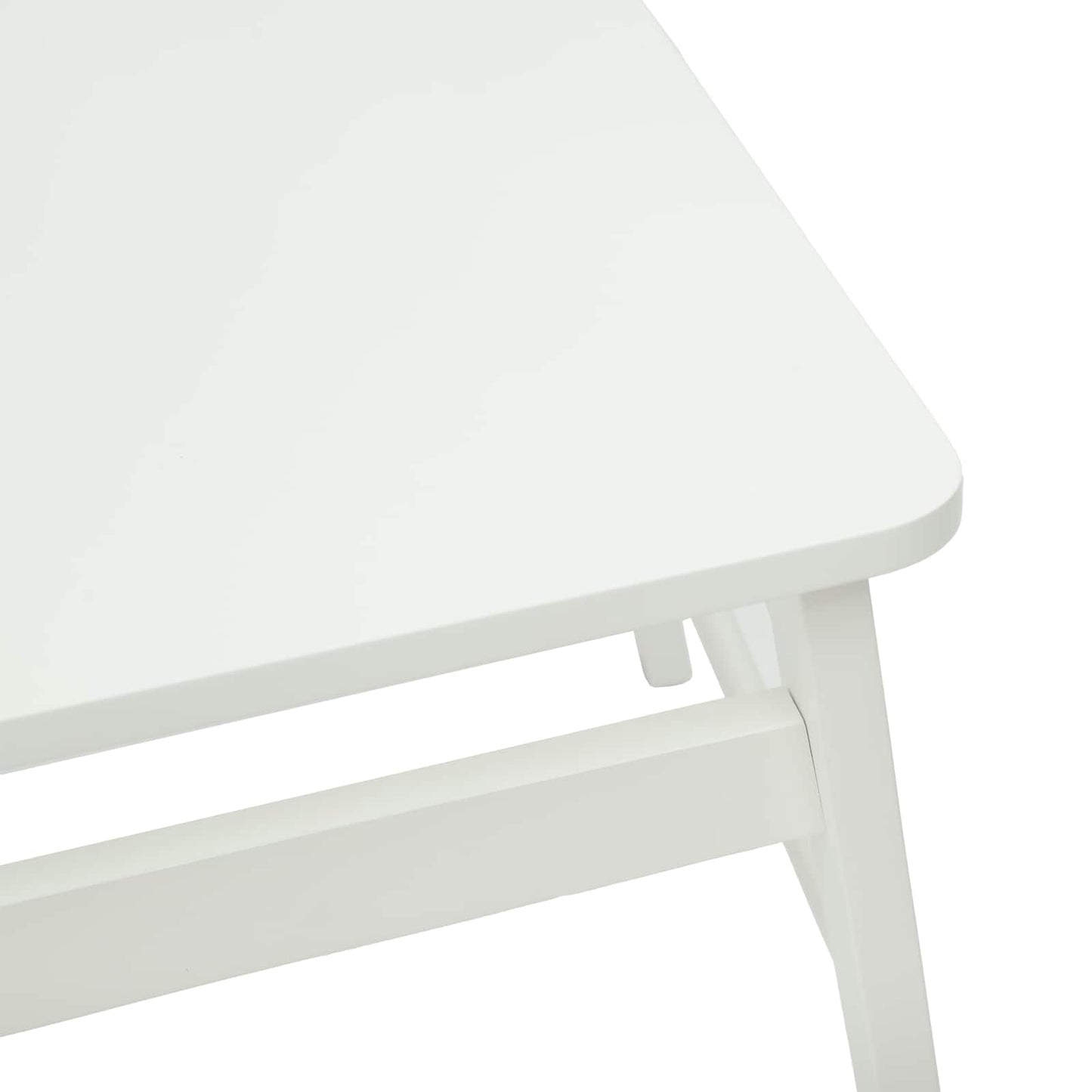 Eetkamerstoel 2 pcs Wit Massief Rubberhout is nu te koop bij PeponiXL, paradijselijk wonen!