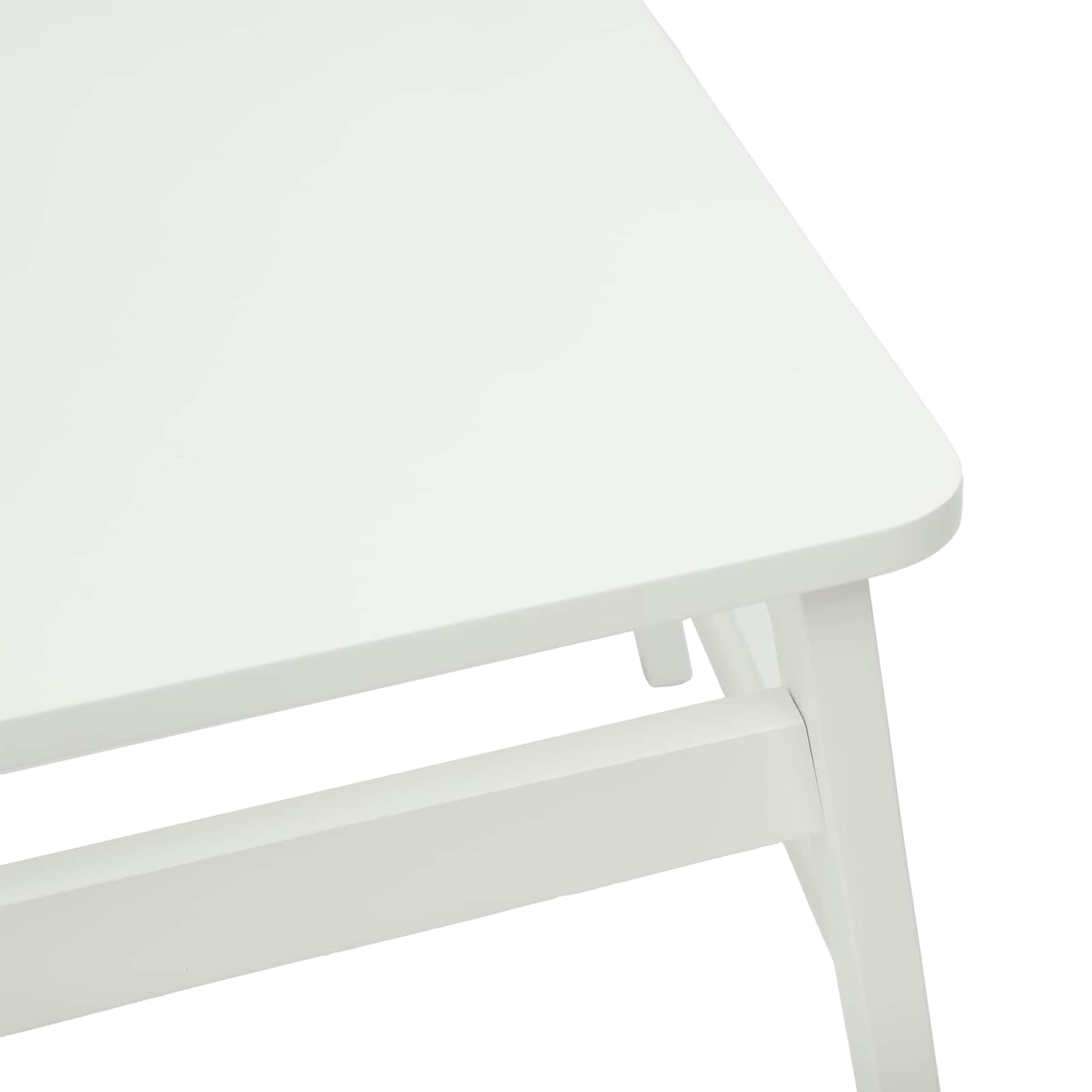 Eetkamerstoel 2 pcs Wit Massief Rubberhout is nu te koop bij PeponiXL, paradijselijk wonen!