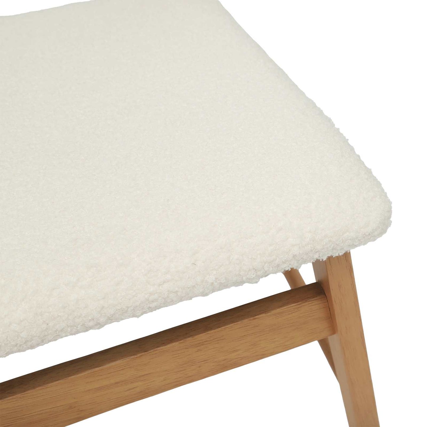 Eetkamerstoel 2 pcs Natuurlijk en Licht Massief Rubberhout is nu te koop bij PeponiXL, paradijselijk wonen!