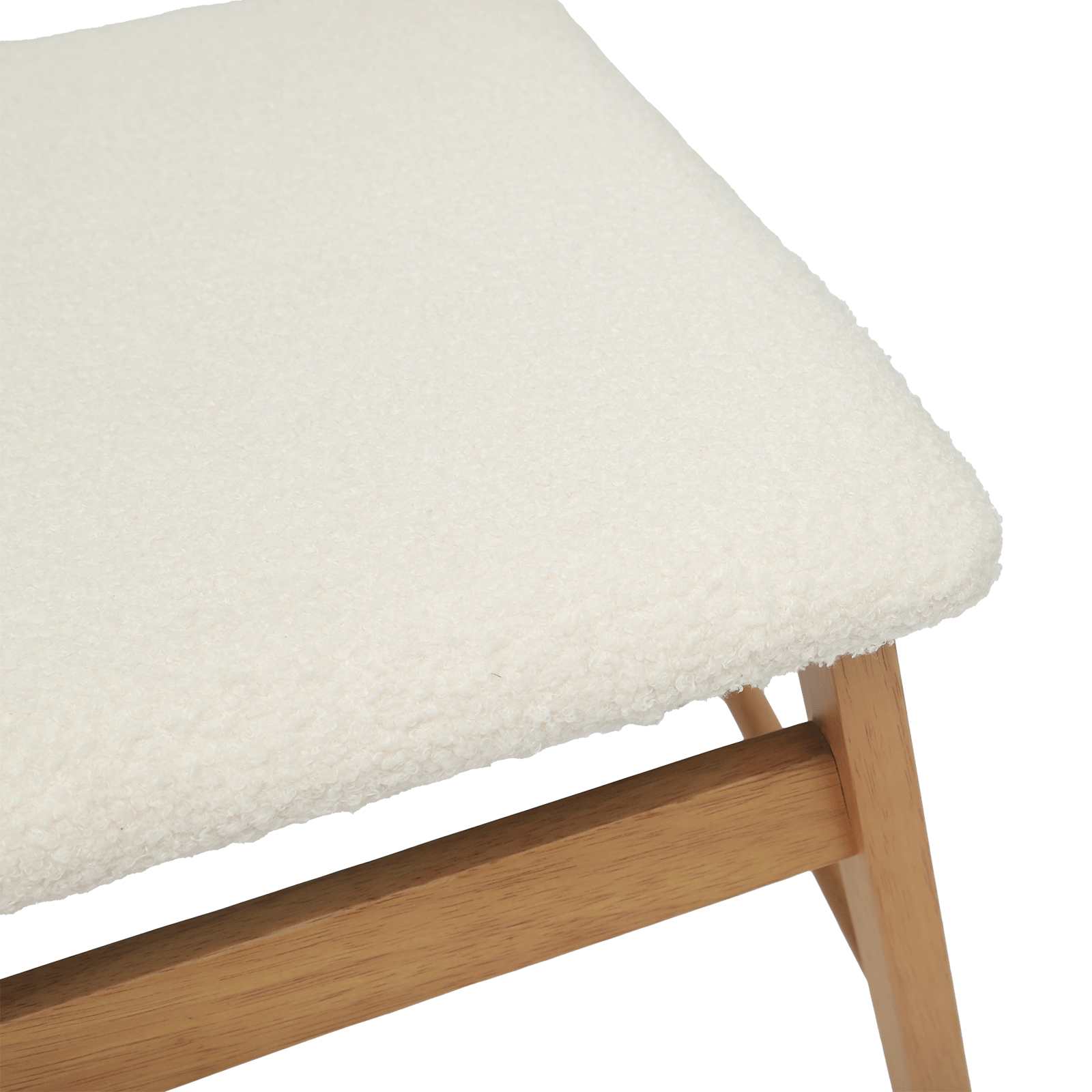 Eetkamerstoel 2 pcs Natuurlijk en Licht Massief Rubberhout is nu te koop bij PeponiXL, paradijselijk wonen!