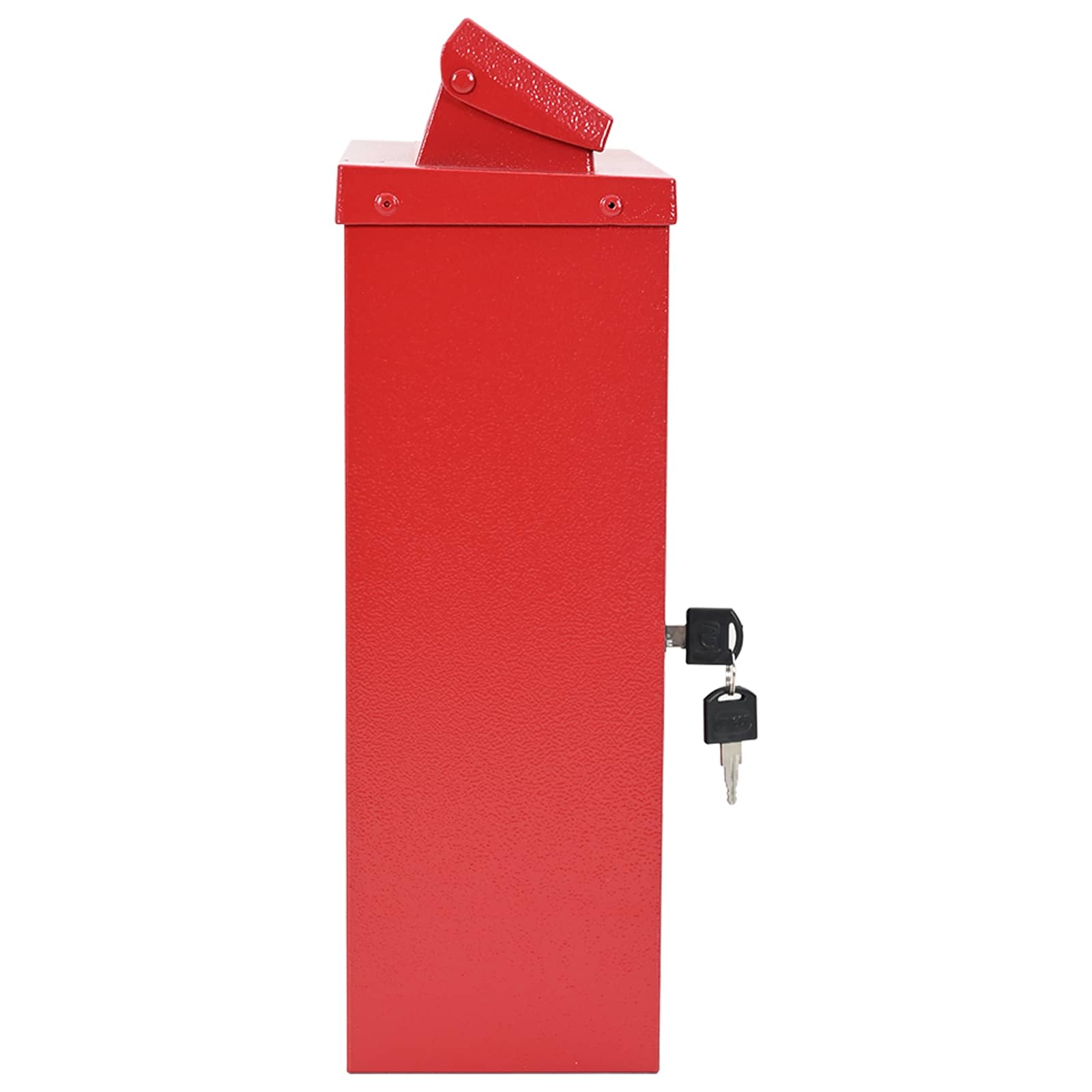 Wandgemonteerde brievenbus met opslag Rood 29 x 13 x 41 cm is nu te koop bij PeponiXL, paradijselijk wonen!