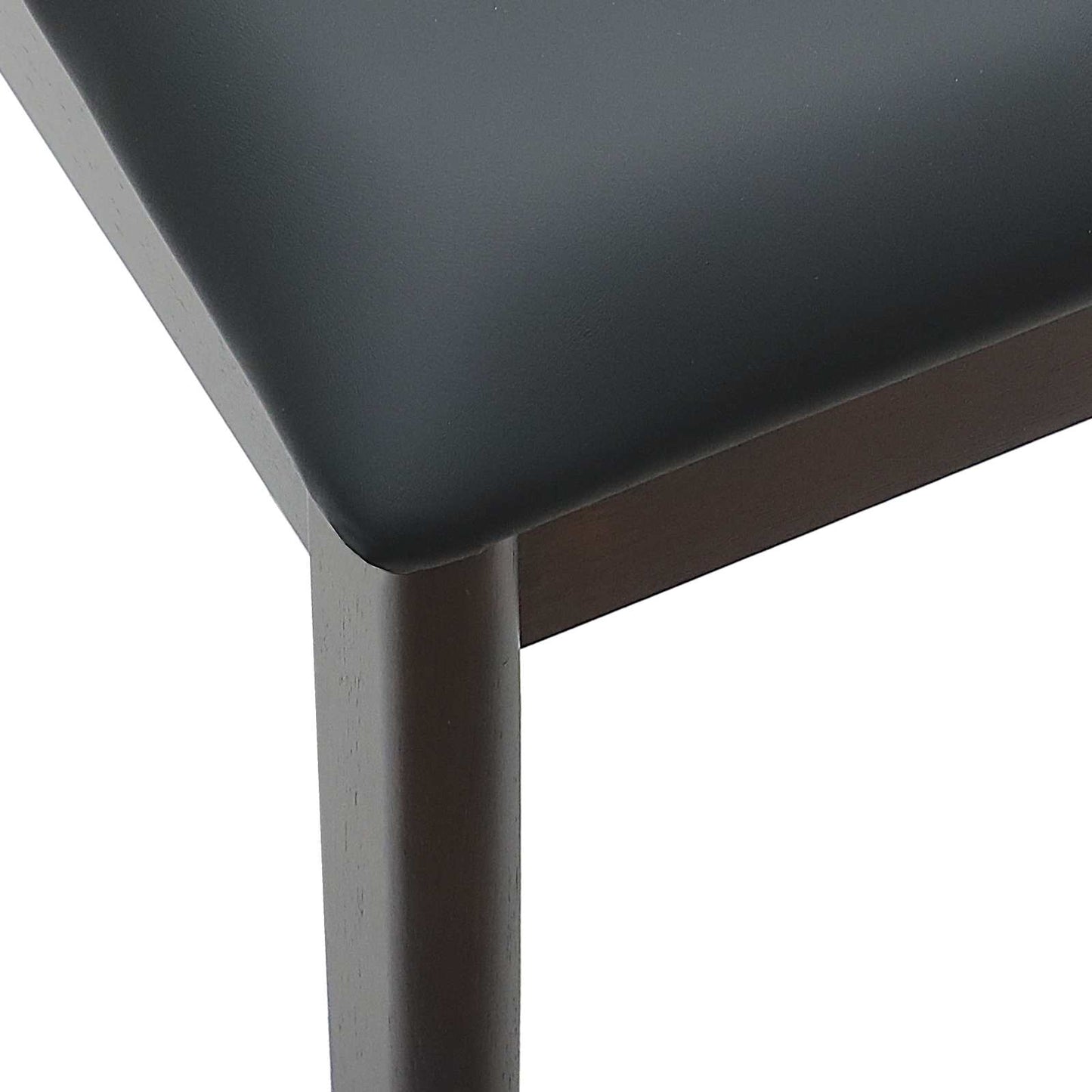 Eetkamerstoel 2 pcs Lichtbruin en Zwart Massief Rubberhout is nu te koop bij PeponiXL, paradijselijk wonen!