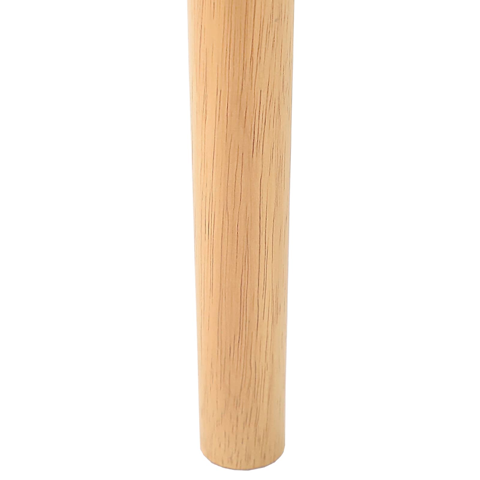 Eetkamerstoel 2 pcs Natuurlijk en Licht Massief Rubberhout is nu te koop bij PeponiXL, paradijselijk wonen!