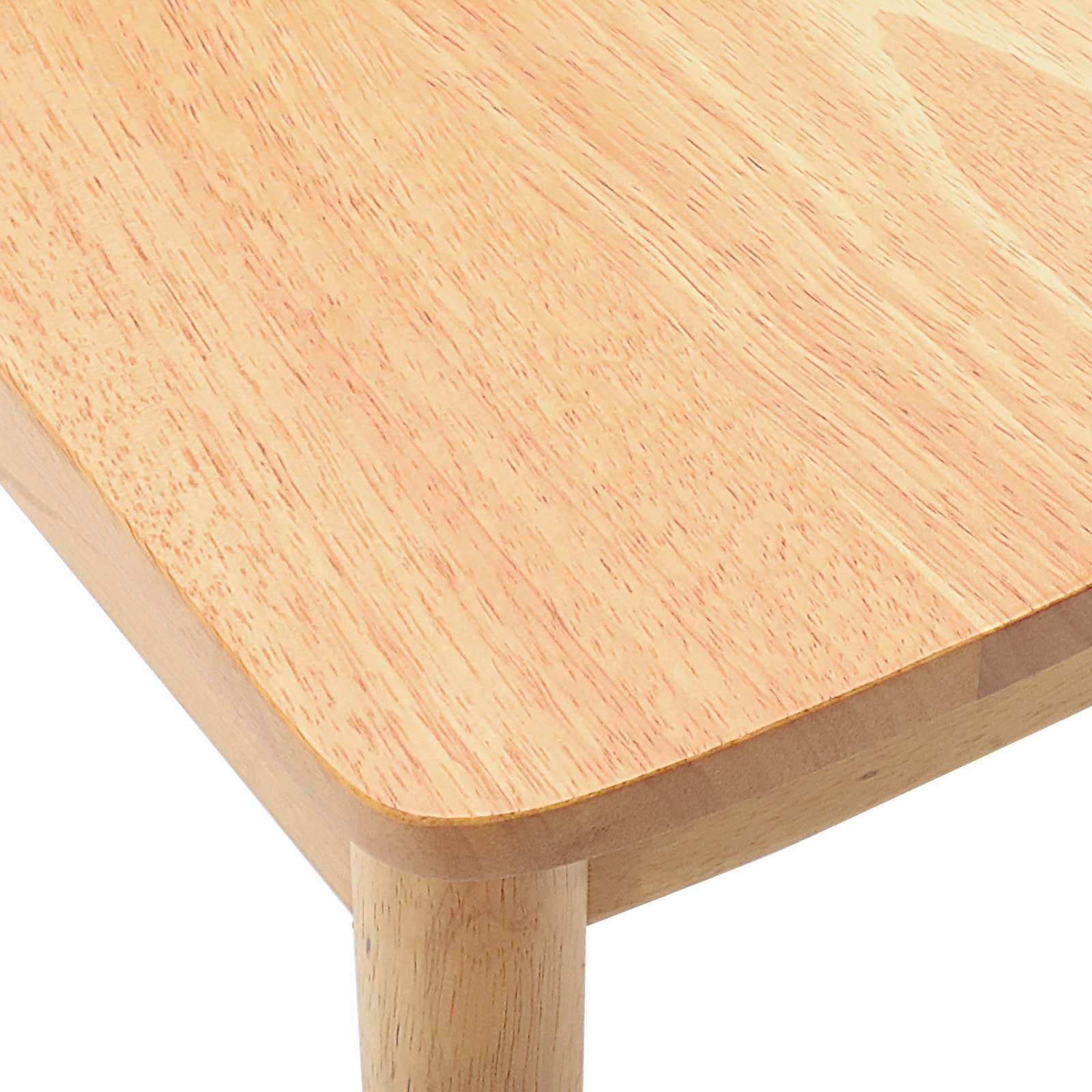 Eetkamerstoel 2 pcs Naturel Massief Rubberhout is nu te koop bij PeponiXL, paradijselijk wonen!