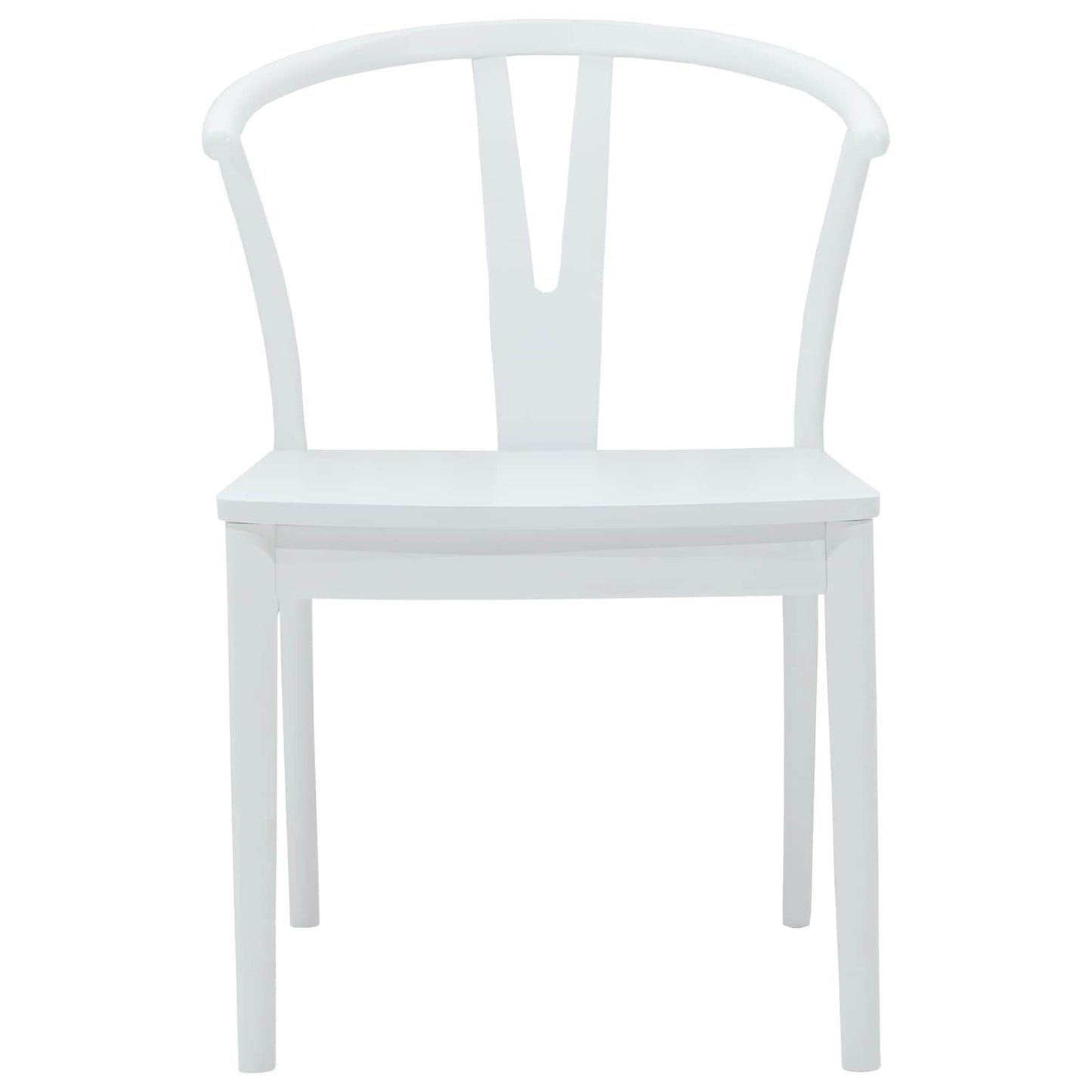 Eetkamerstoel 2 pcs Wit en Wit Massief Rubberhout is nu te koop bij PeponiXL, paradijselijk wonen!