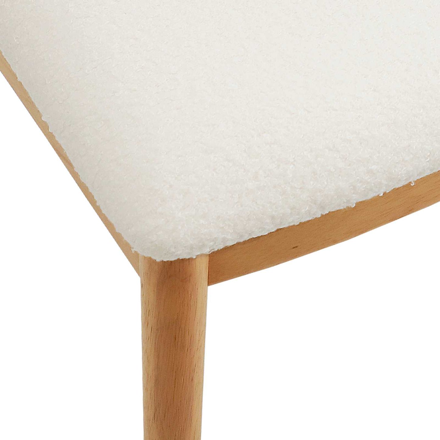 Eetkamerstoel 2 pcs Natuurlijk en Licht Massief Rubberhout is nu te koop bij PeponiXL, paradijselijk wonen!
