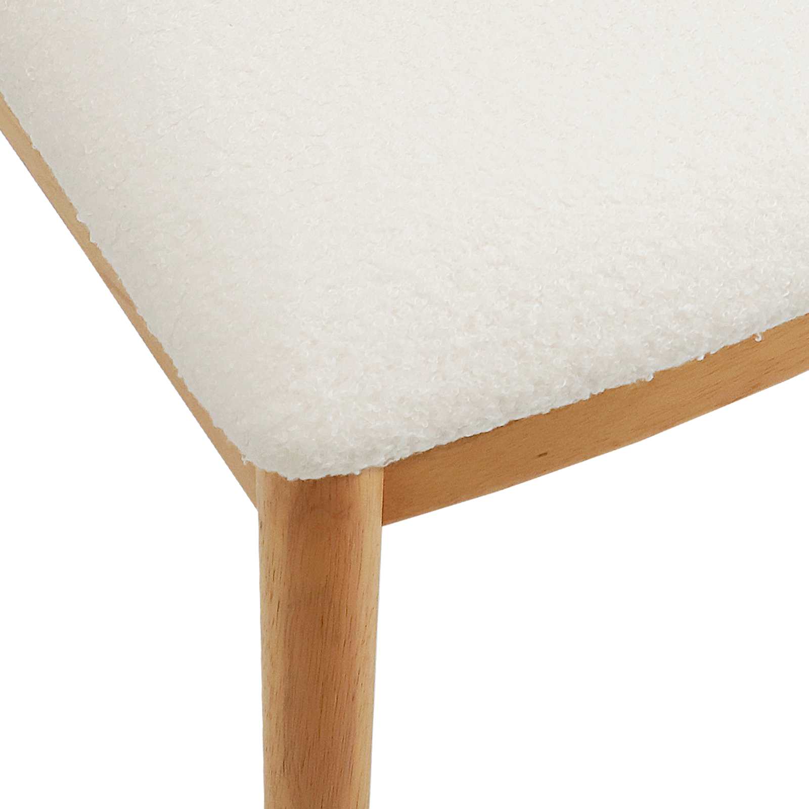 Eetkamerstoel 2 pcs Natuurlijk en Licht Massief Rubberhout is nu te koop bij PeponiXL, paradijselijk wonen!