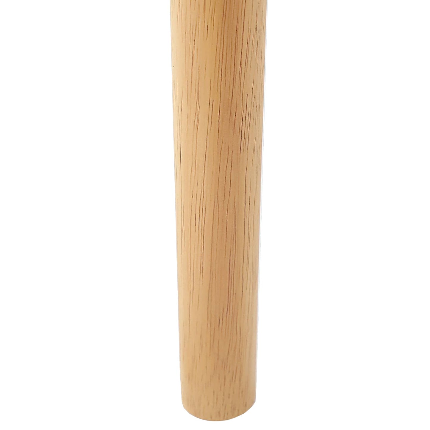 Eetkamerstoel 2 pcs Natuurlijk en Licht Massief Rubberhout is nu te koop bij PeponiXL, paradijselijk wonen!