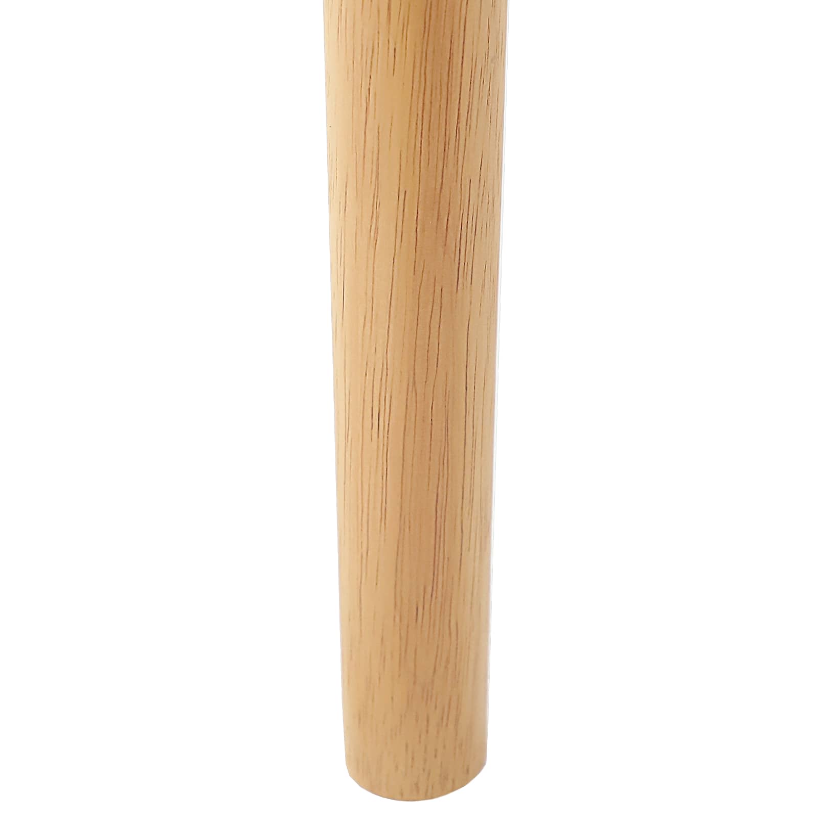 Eetkamerstoel 2 pcs Natuurlijk en Licht Massief Rubberhout is nu te koop bij PeponiXL, paradijselijk wonen!