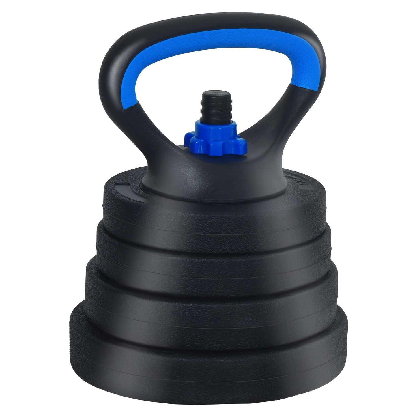 4-in-1 Dumbbell Barbell Kettlebell Set 30 kg Zwart en Blauw is nu te koop bij PeponiXL, paradijselijk wonen!