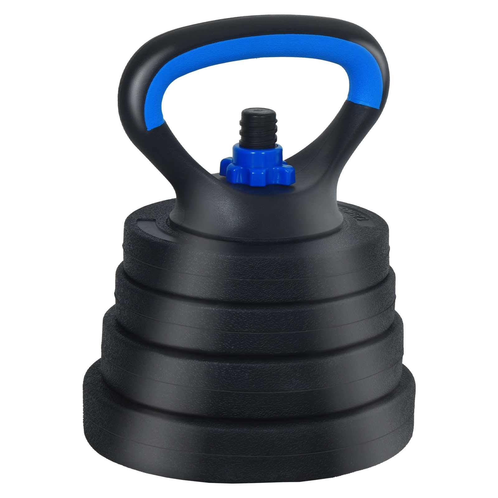 4-in-1 Dumbbell Barbell Kettlebell Set 30 kg Zwart en Blauw is nu te koop bij PeponiXL, paradijselijk wonen!