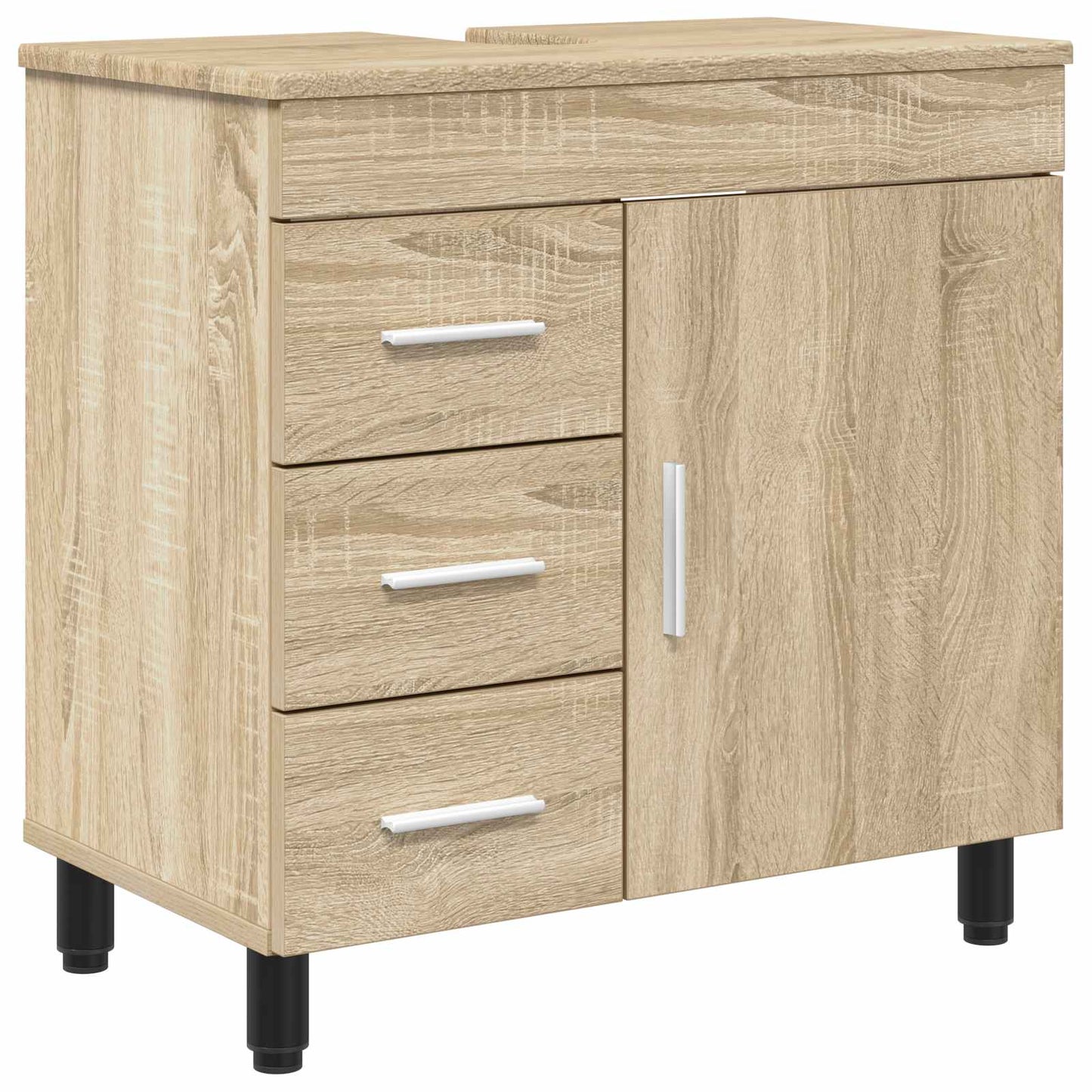 Badkamer Waskom Sonoma Eiken 60 x 35 x 60 cm Bewerkt hout is nu te koop bij PeponiXL, paradijselijk wonen!