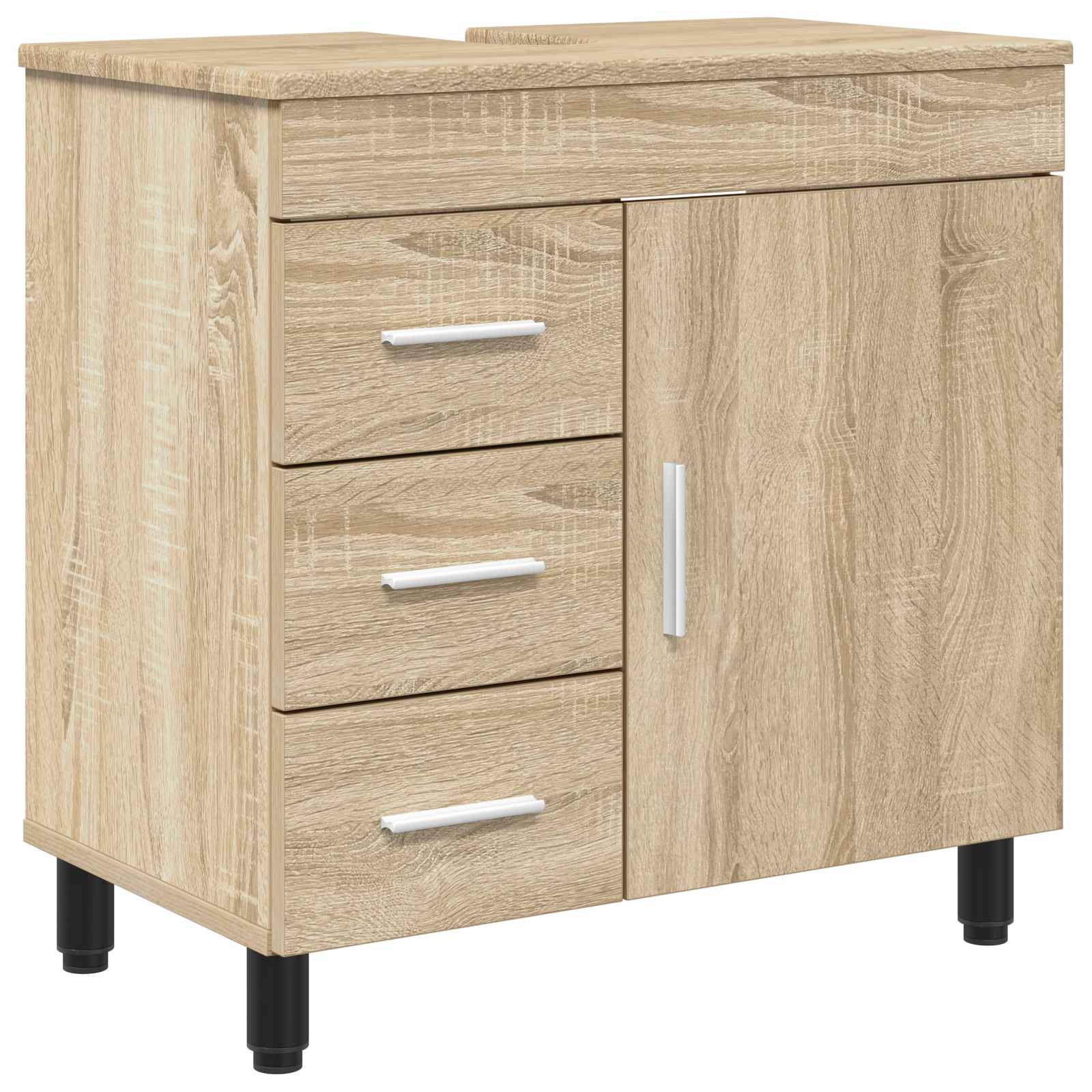 Badkamer Waskom Sonoma Eiken 60 x 35 x 60 cm Bewerkt hout is nu te koop bij PeponiXL, paradijselijk wonen!