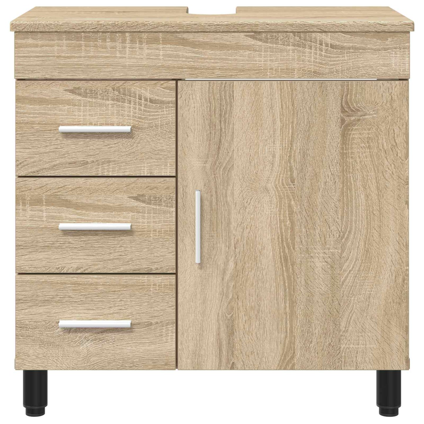 Badkamer Waskom Sonoma Eiken 60 x 35 x 60 cm Bewerkt hout is nu te koop bij PeponiXL, paradijselijk wonen!