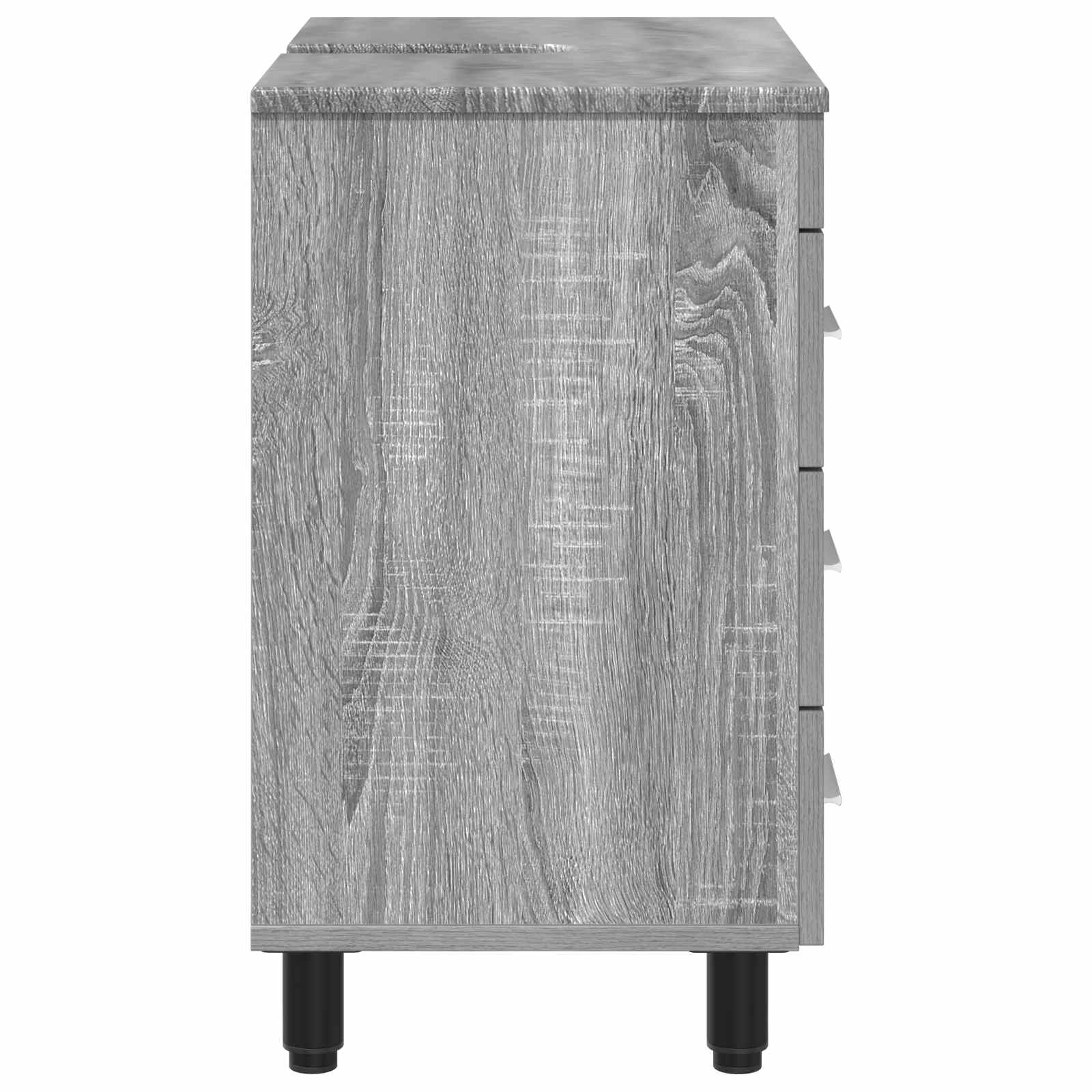 Badkamer Waskom Grijs Sonoma 60 x 35 x 60 cm Bewerkt hout is nu te koop bij PeponiXL, paradijselijk wonen!