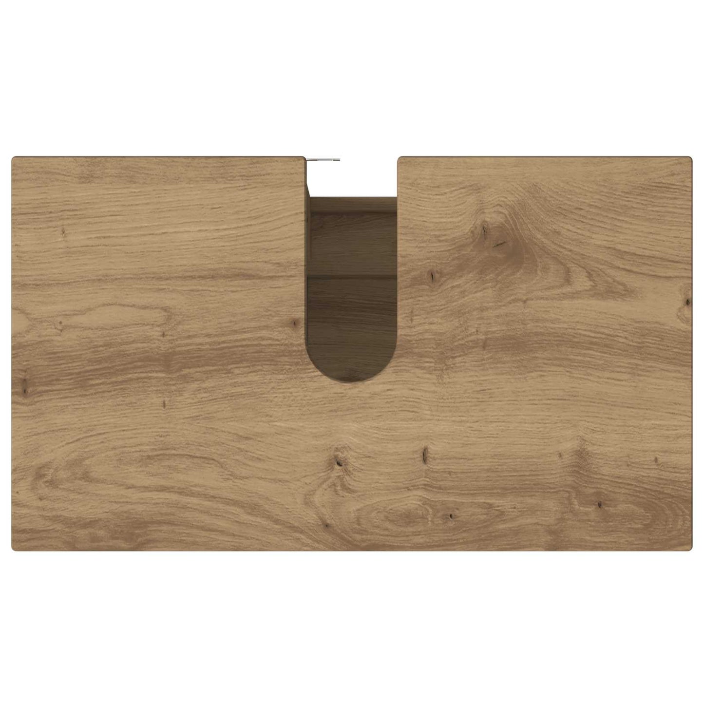 Badkamer Waskom Artisanaal eiken 60 x 35 x 60 cm Bewerkt hout is nu te koop bij PeponiXL, paradijselijk wonen!