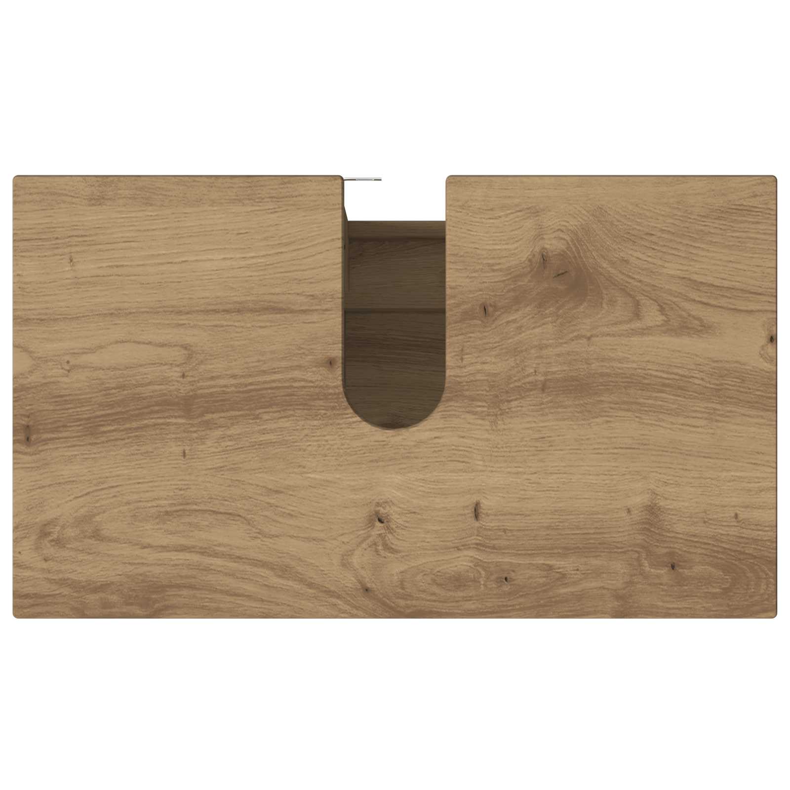 Badkamer Waskom Artisanaal eiken 60 x 35 x 60 cm Bewerkt hout is nu te koop bij PeponiXL, paradijselijk wonen!