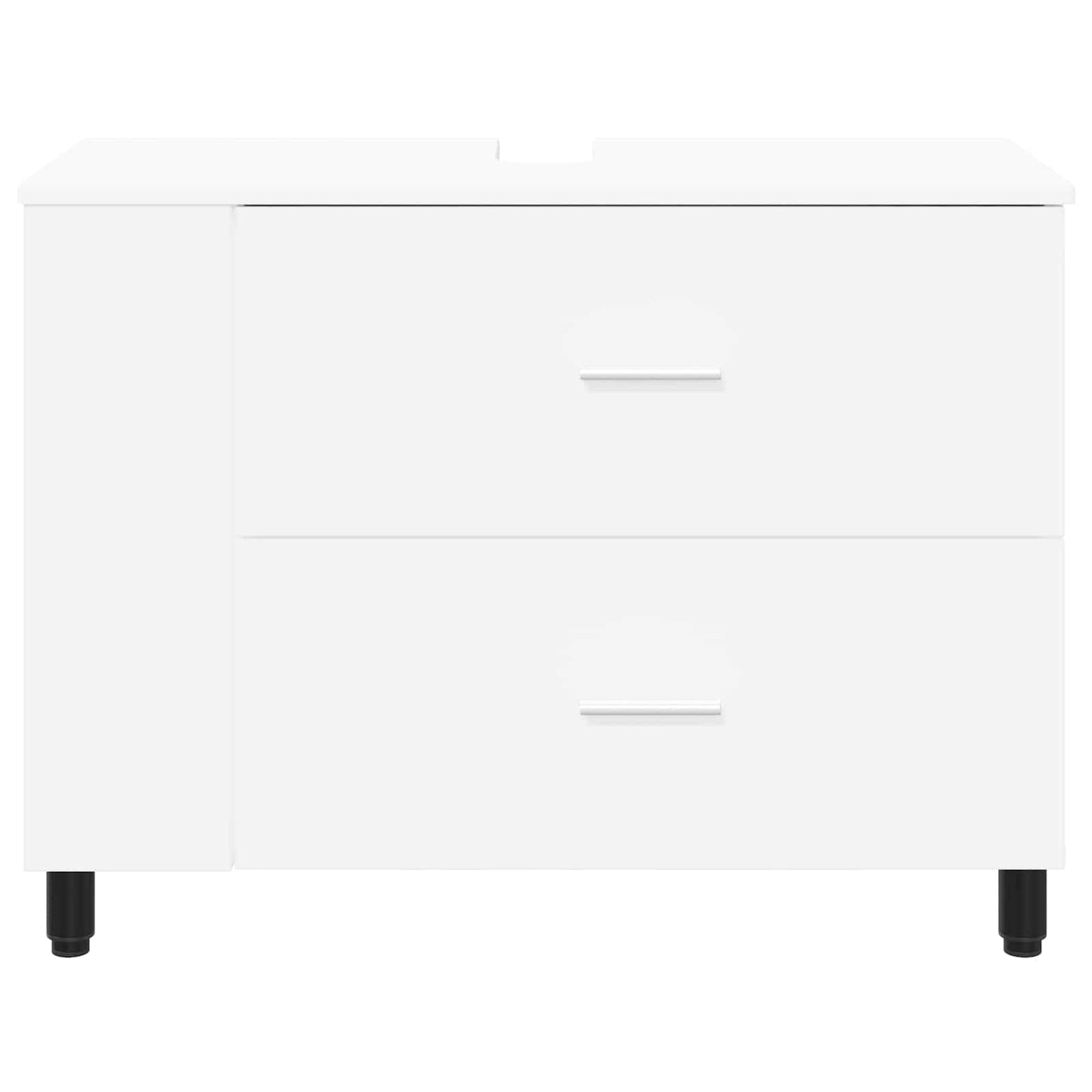 Badkamer Waskom Wit 80 x 35 x 60 cm Bewerkt hout is nu te koop bij PeponiXL, paradijselijk wonen!