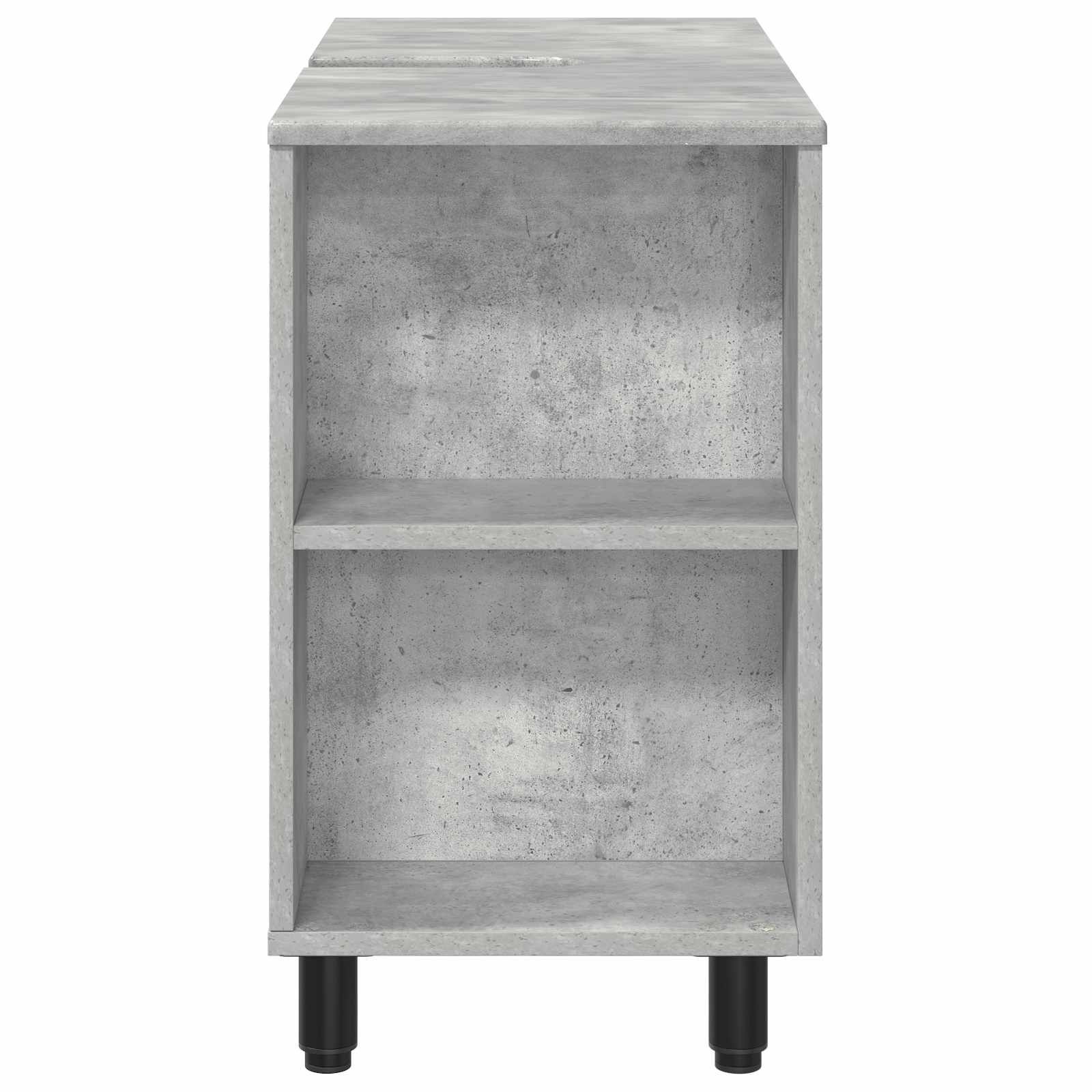 Badkamer Waskom Betongrijs 80 x 35 x 60 cm Bewerkt hout is nu te koop bij PeponiXL, paradijselijk wonen!