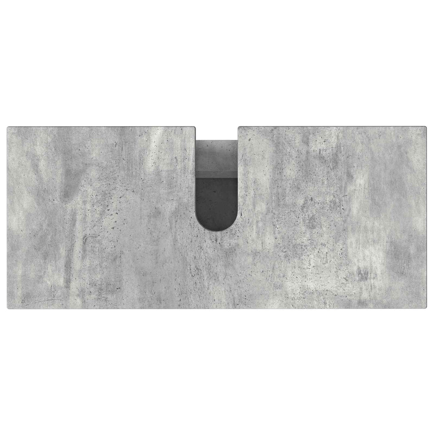 Badkamer Waskom Betongrijs 80 x 35 x 60 cm Bewerkt hout is nu te koop bij PeponiXL, paradijselijk wonen!