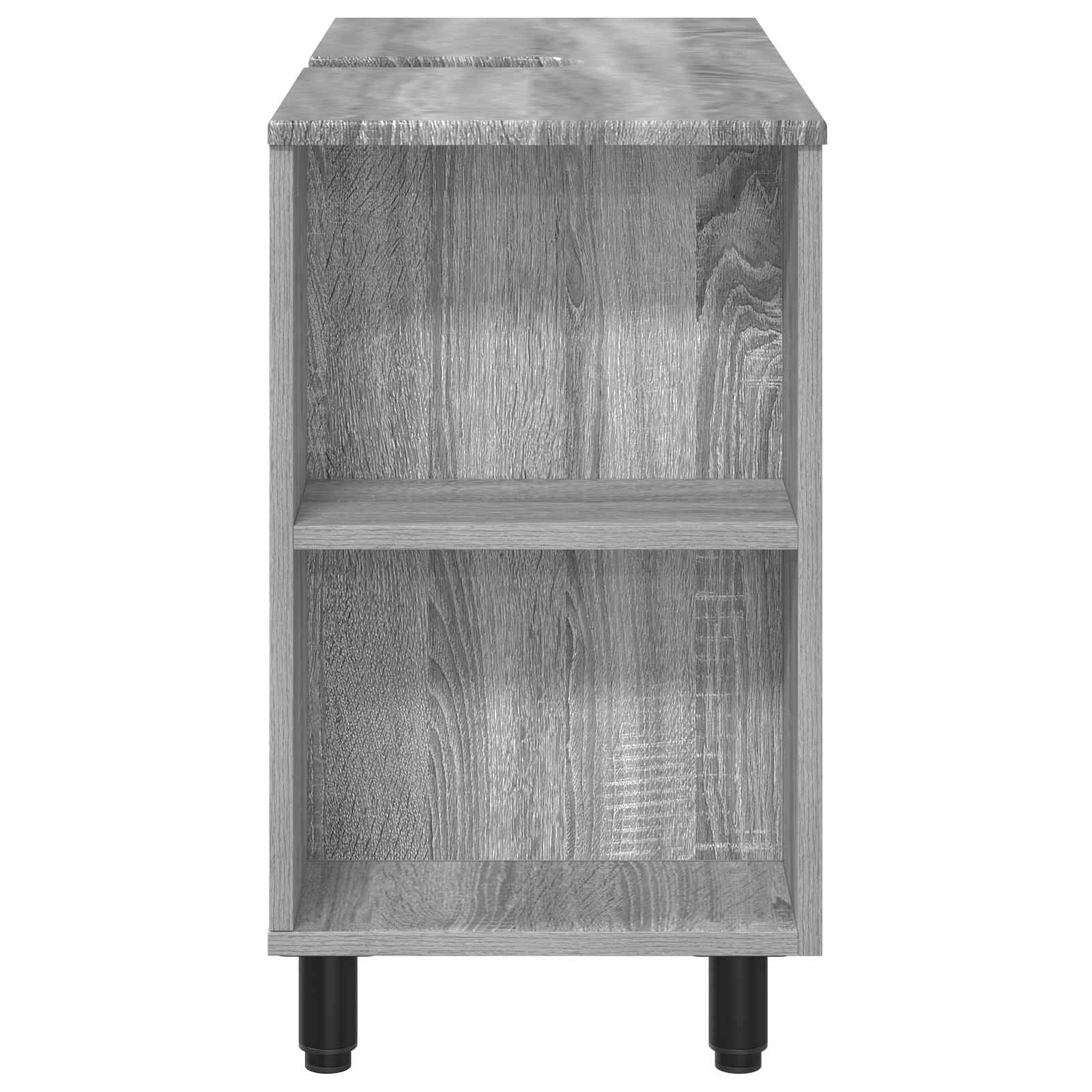 Badkamer Waskom Grijs Sonoma 80 x 35 x 60 cm Bewerkt hout is nu te koop bij PeponiXL, paradijselijk wonen!