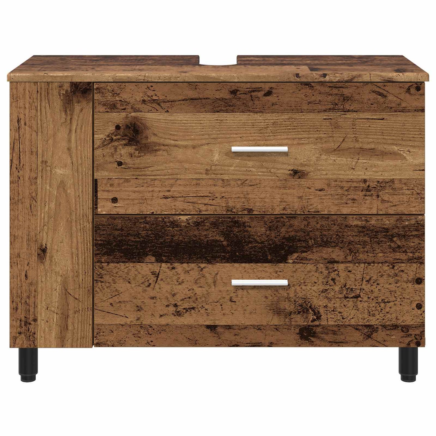 Badkamer Waskom Oud hout 80 x 35 x 60 cm Bewerkt hout is nu te koop bij PeponiXL, paradijselijk wonen!