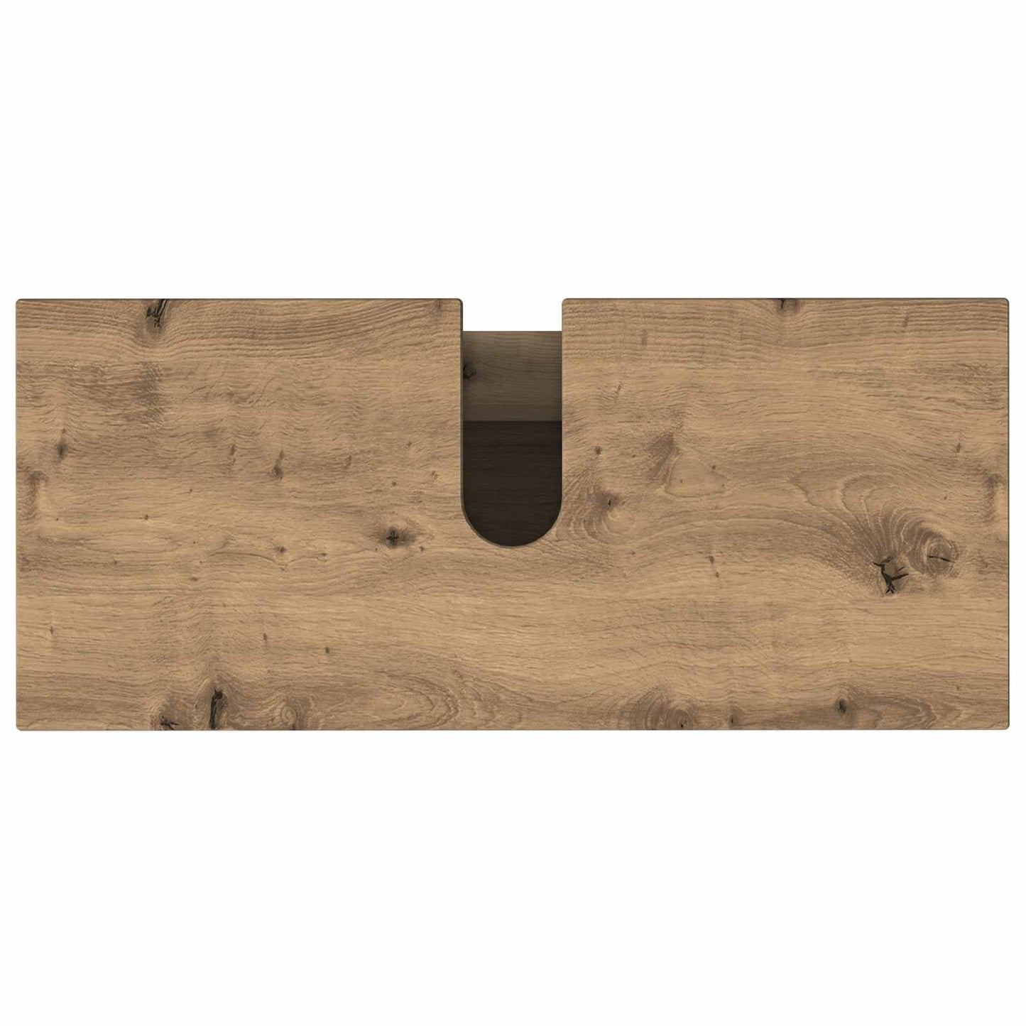 Badkamer Waskom Artisanaal eiken 80 x 35 x 60 cm Bewerkt hout is nu te koop bij PeponiXL, paradijselijk wonen!